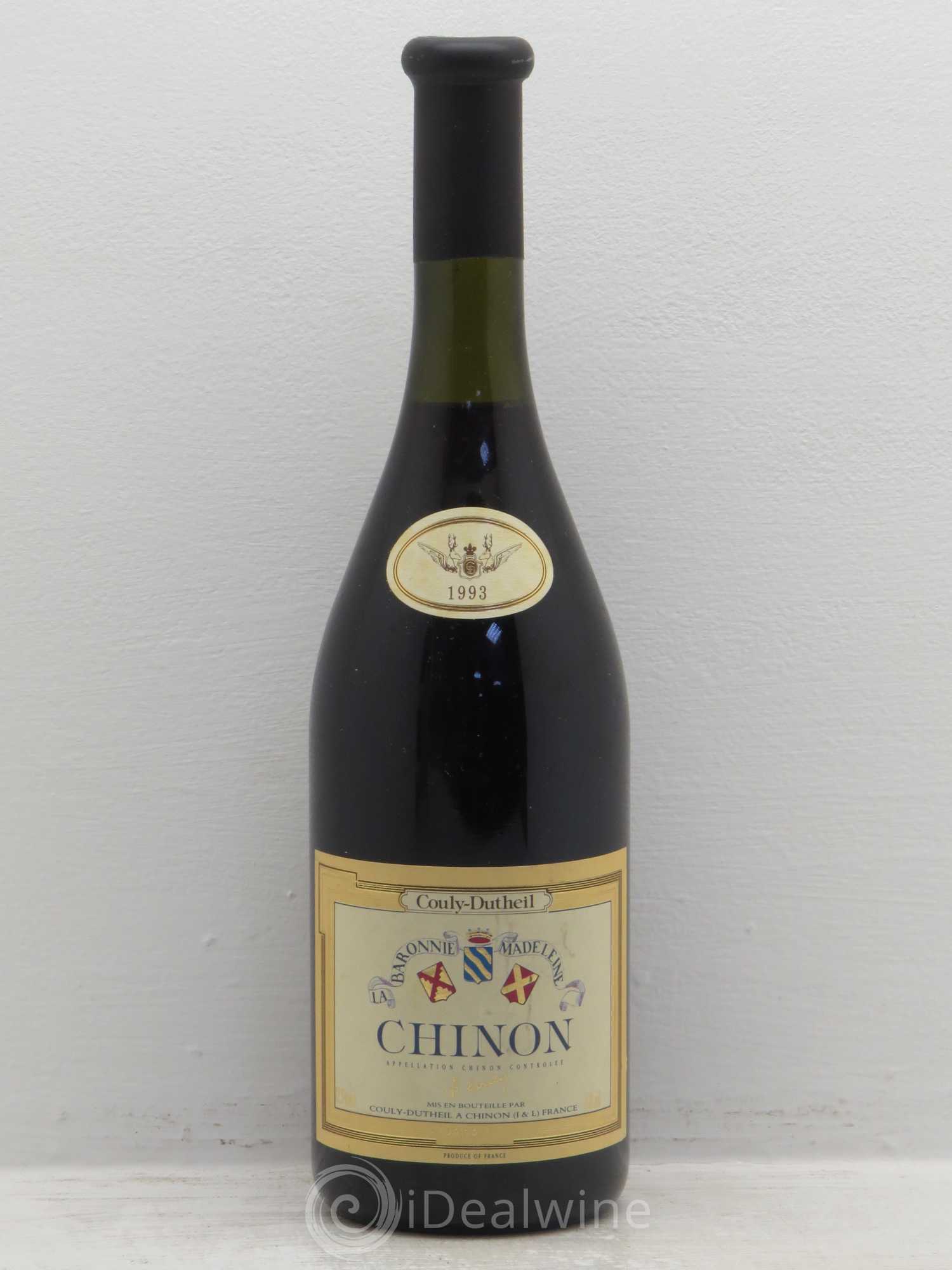 Chinon baronnie madeleine 1993 - Posten von 1 Flasche - 0