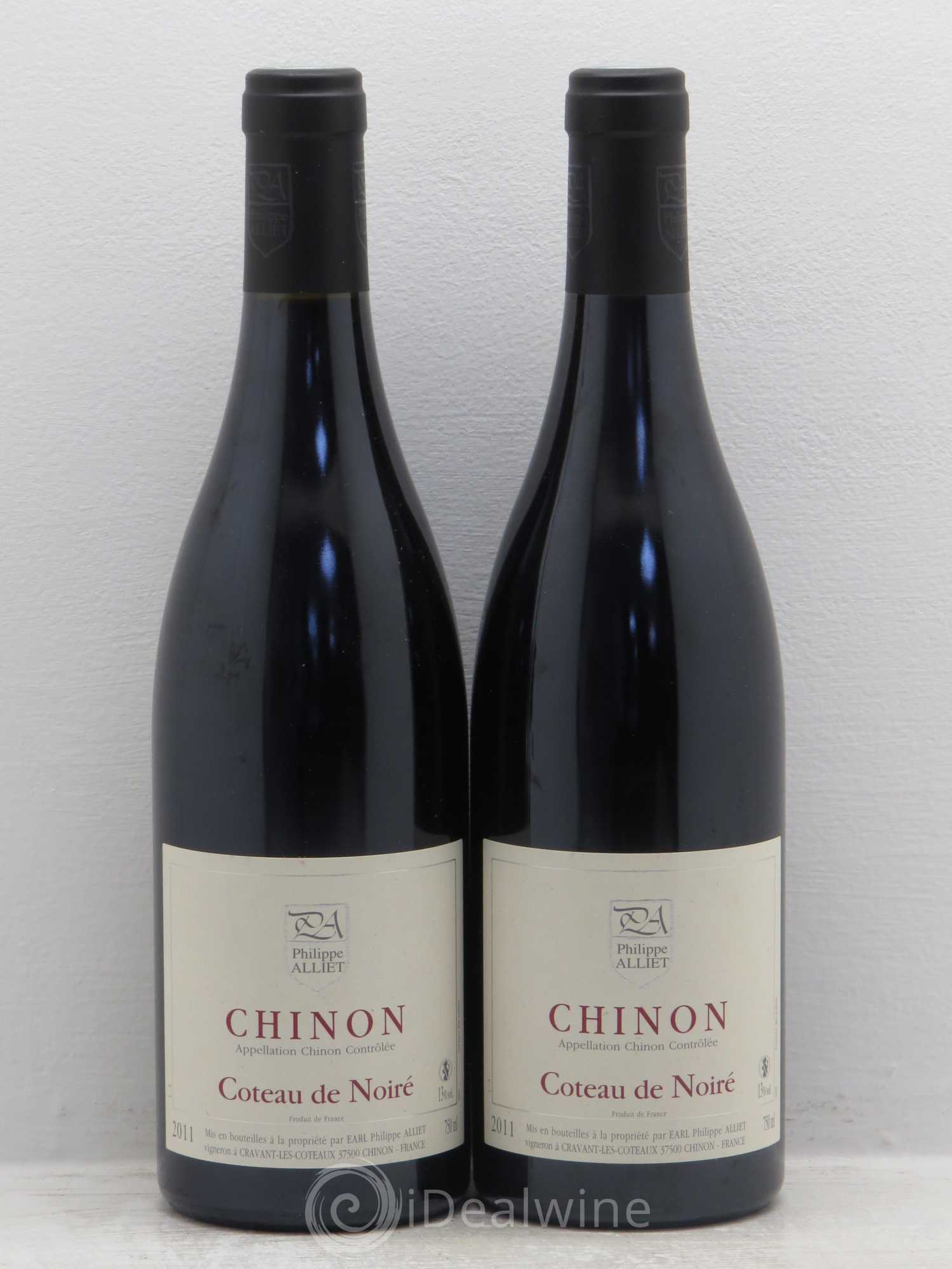 Chinon Coteau de Noiré Philippe Alliet 2011 - Lot de 2 bouteilles - 0