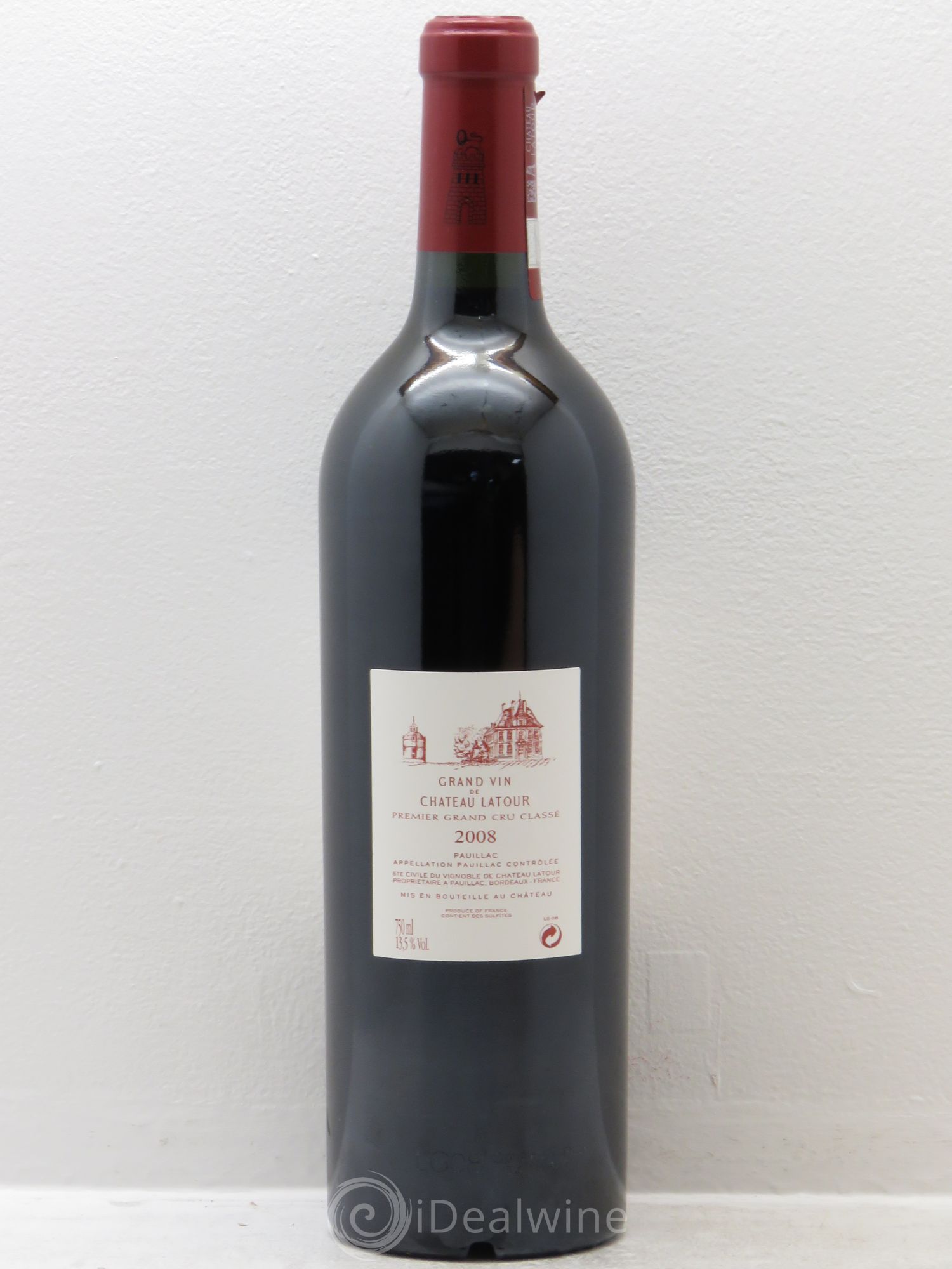 Château Latour 1er Grand Cru Classé 2008 - Lot de 1 bouteille - 1
