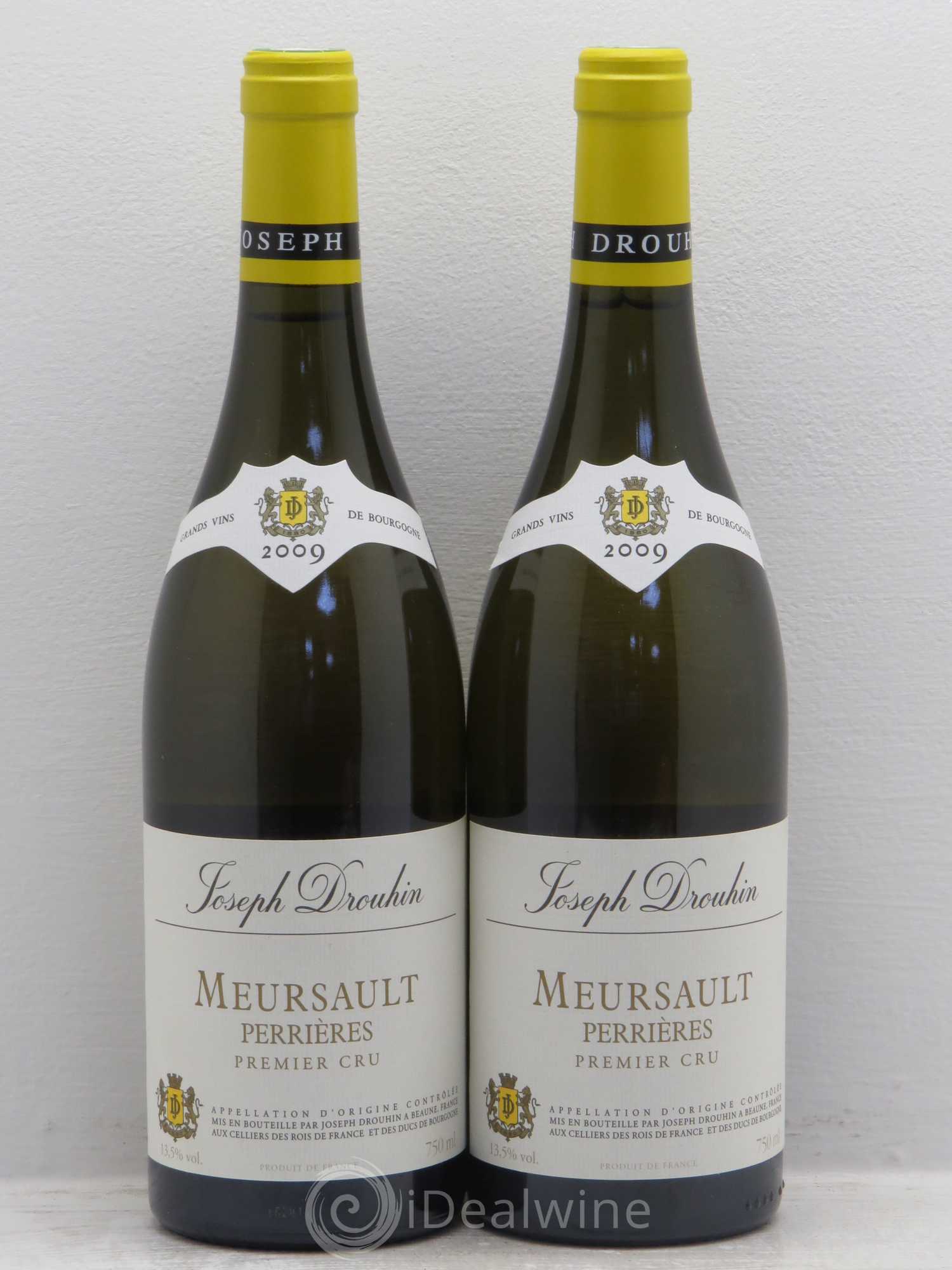 Meursault 1er Cru Perrières Joseph Drouhin 2009 - Lot de 2 bouteilles - 0