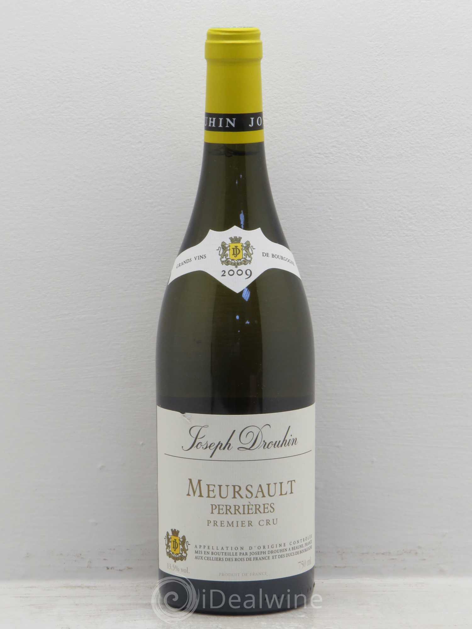 Meursault 1er Cru Perrières Joseph Drouhin 2009 - Lot de 1 bouteille - 0