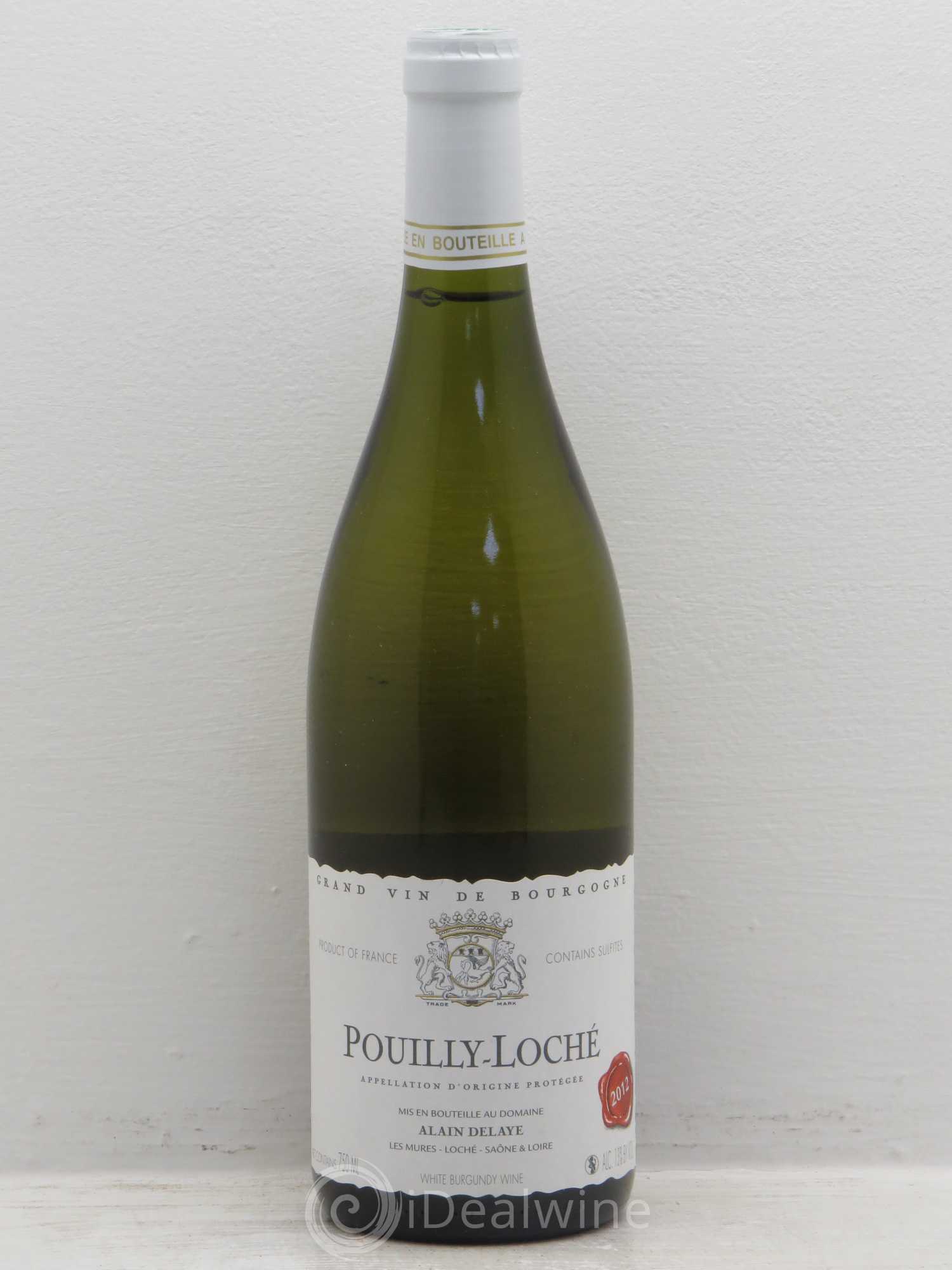 Divers pouilly loché alain delaye 2012 - Posten von 1 Flasche - 0