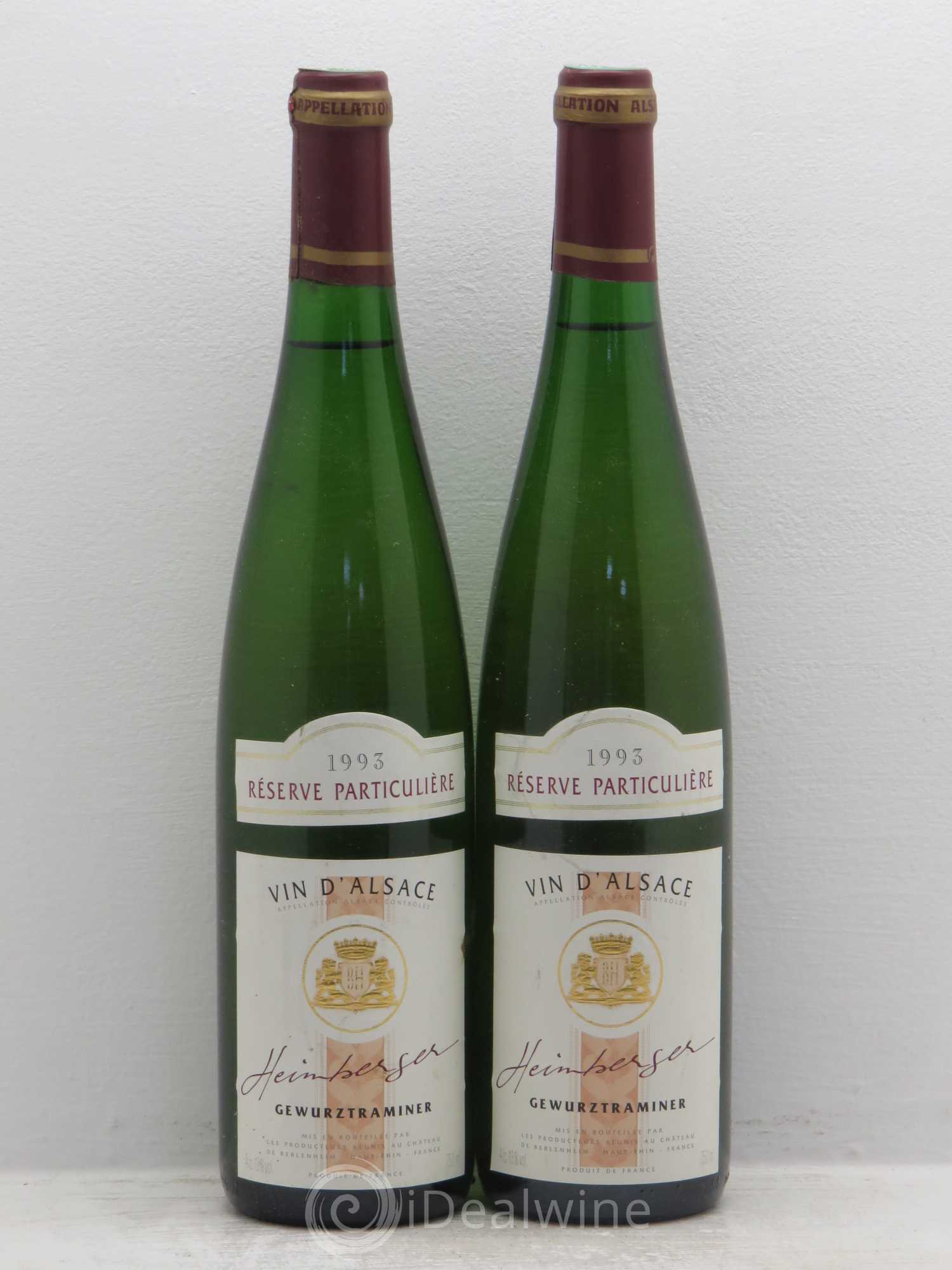Gewurztraminer reserve particulière Heimberger 1993 - Posten von 2 Flaschen - 0
