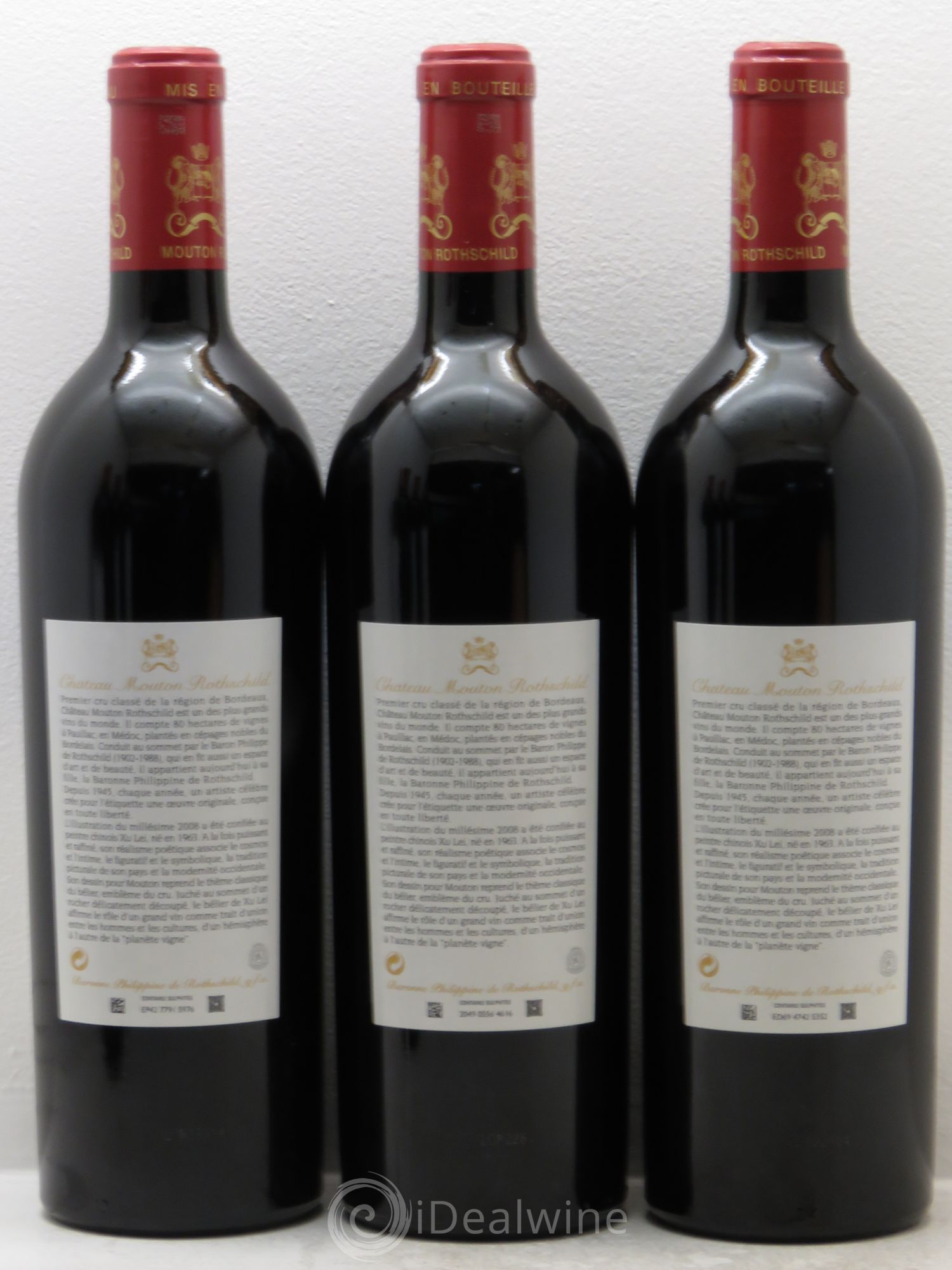 Château Mouton Rothschild 1er Grand Cru Classé 2008 - Lot de 6 bouteilles - 2