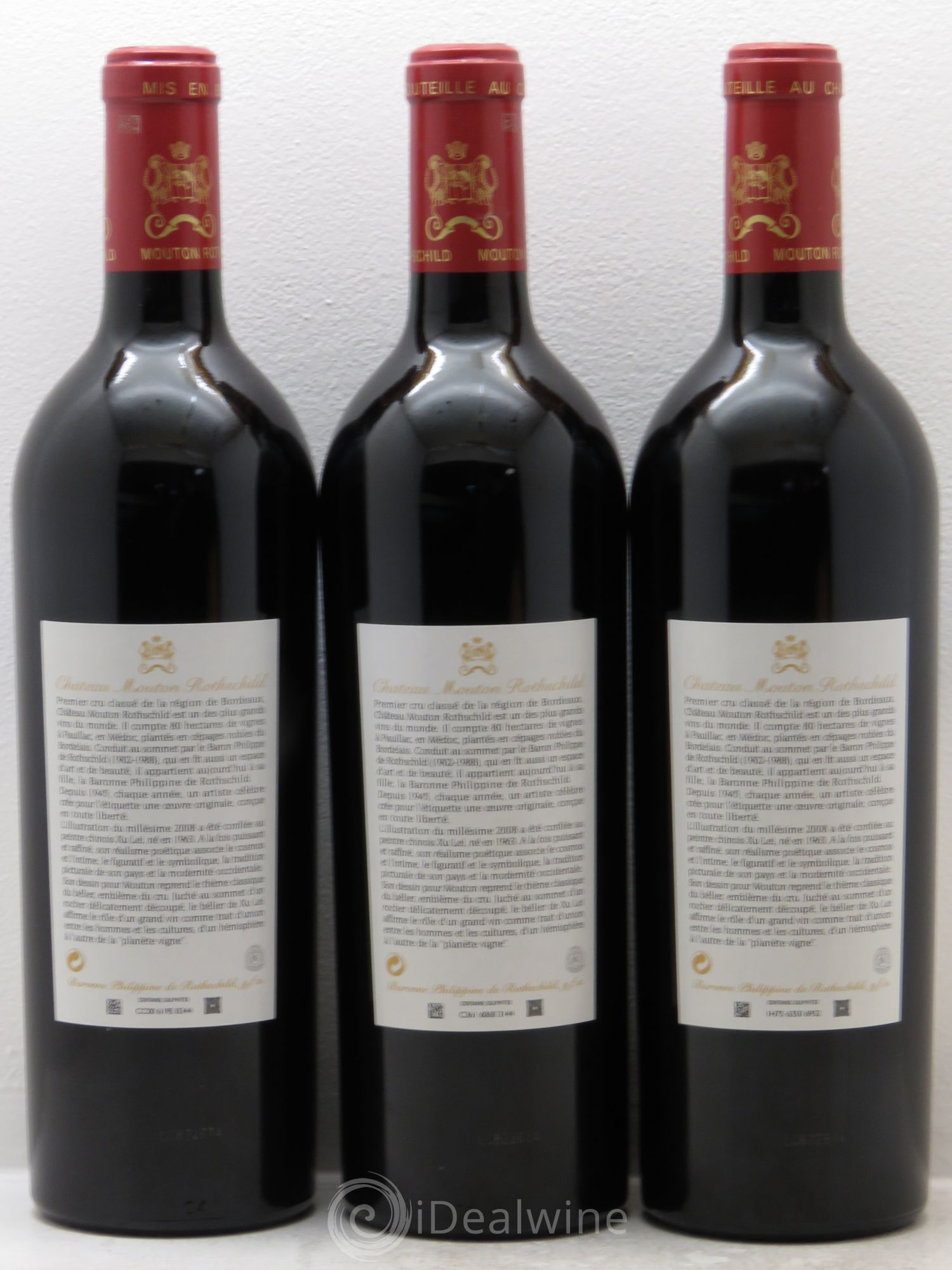 Château Mouton Rothschild 1er Grand Cru Classé 2008 - Lot de 6 bouteilles - 4