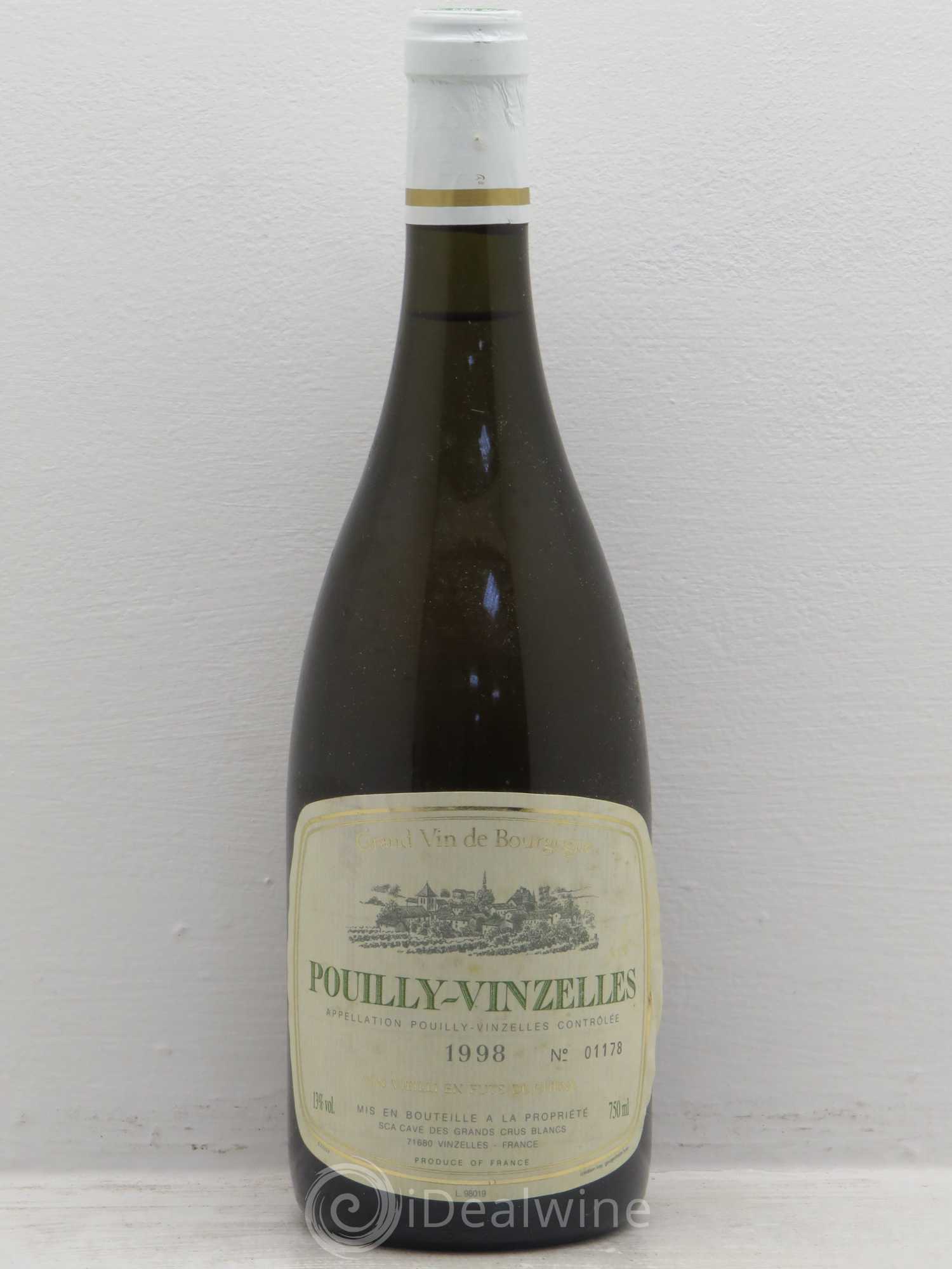 Pouilly-Vinzelles futs de chene 1998 - Posten von 1 Flasche - 0