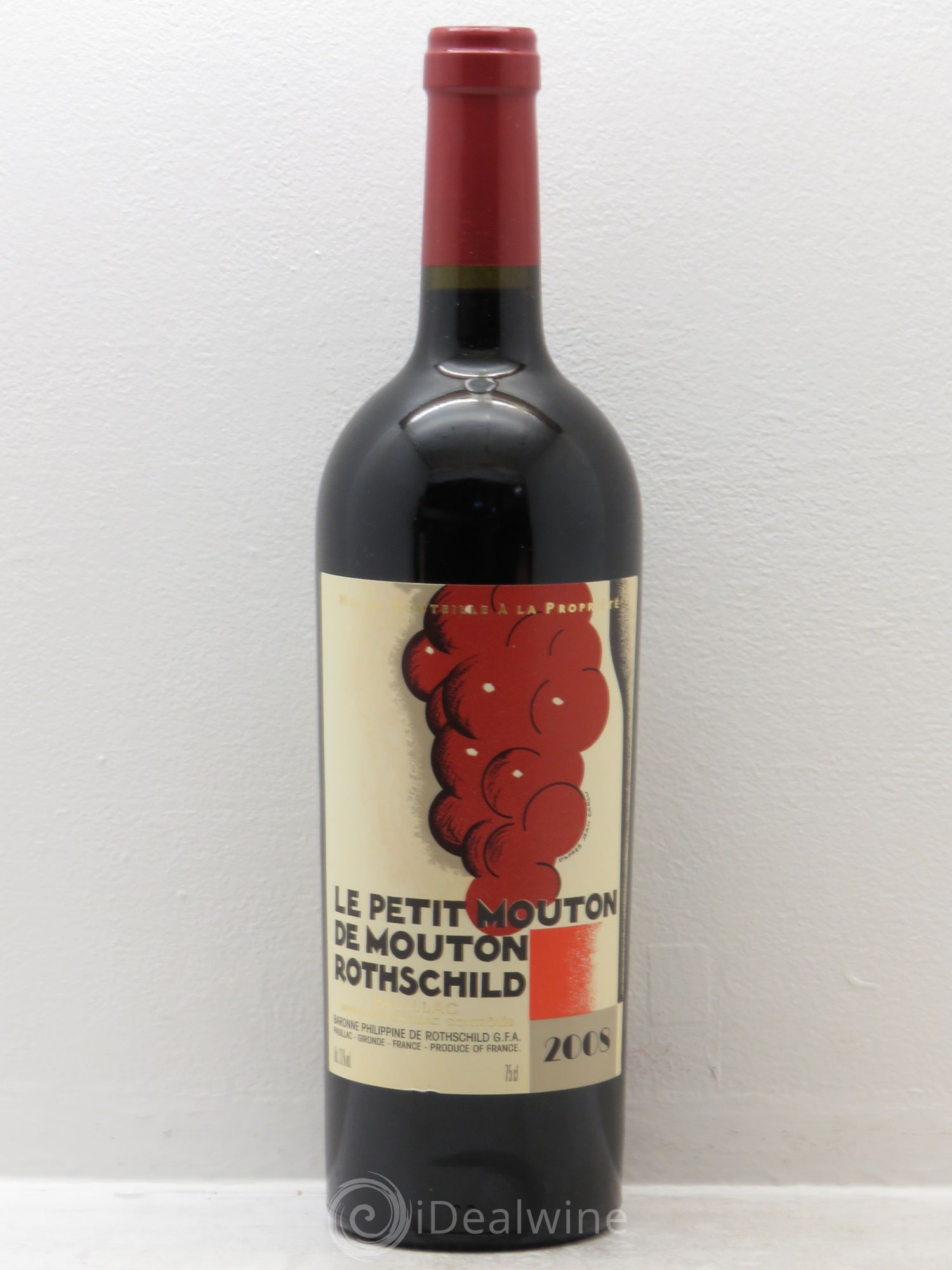 Petit Mouton Second Vin 2008 - Lot de 6 bouteilles - 0