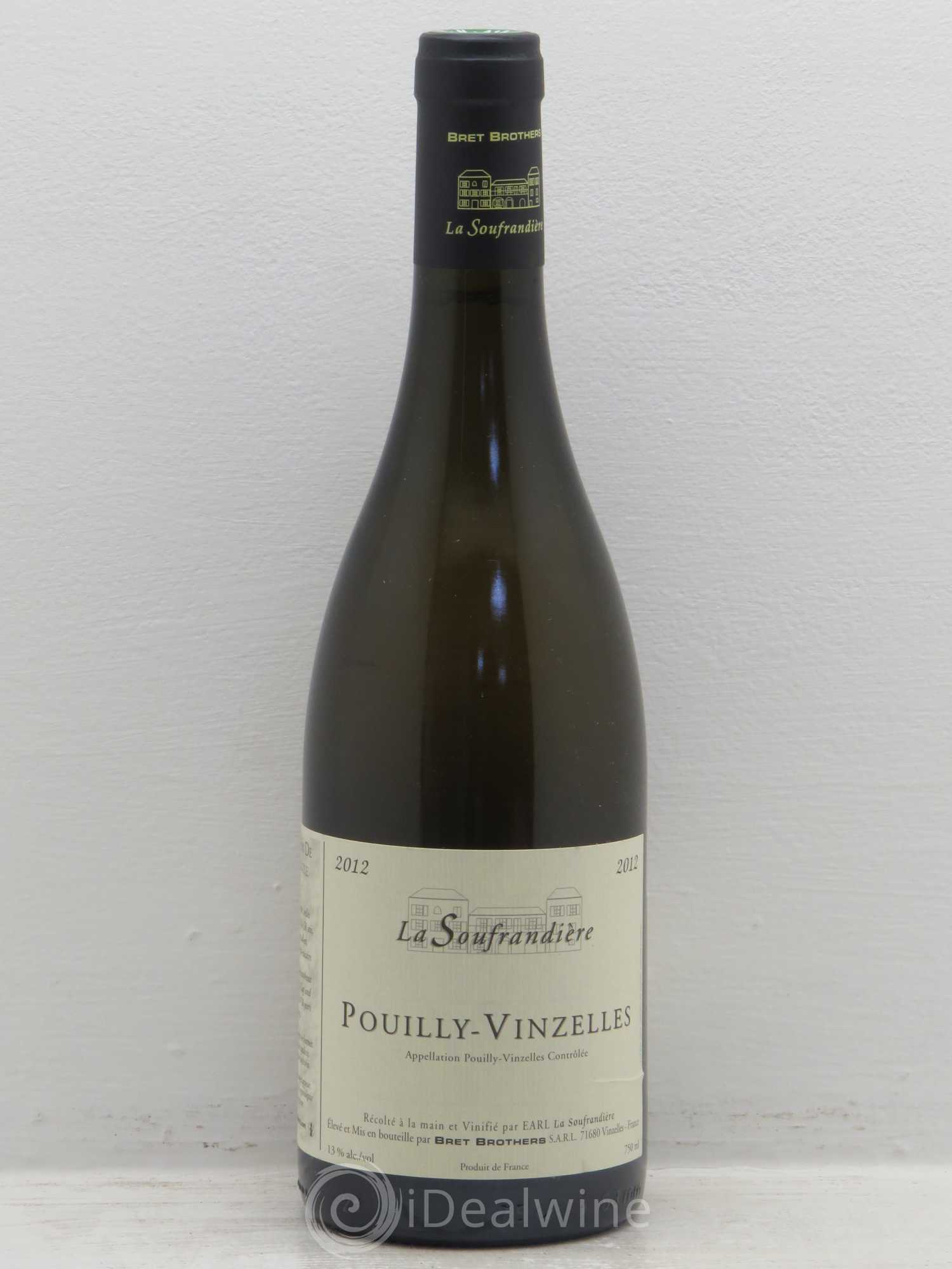 Pouilly-Vinzelles La Soufrandière - Bret Brothers 2012 - Lot de 6 bouteilles - 0