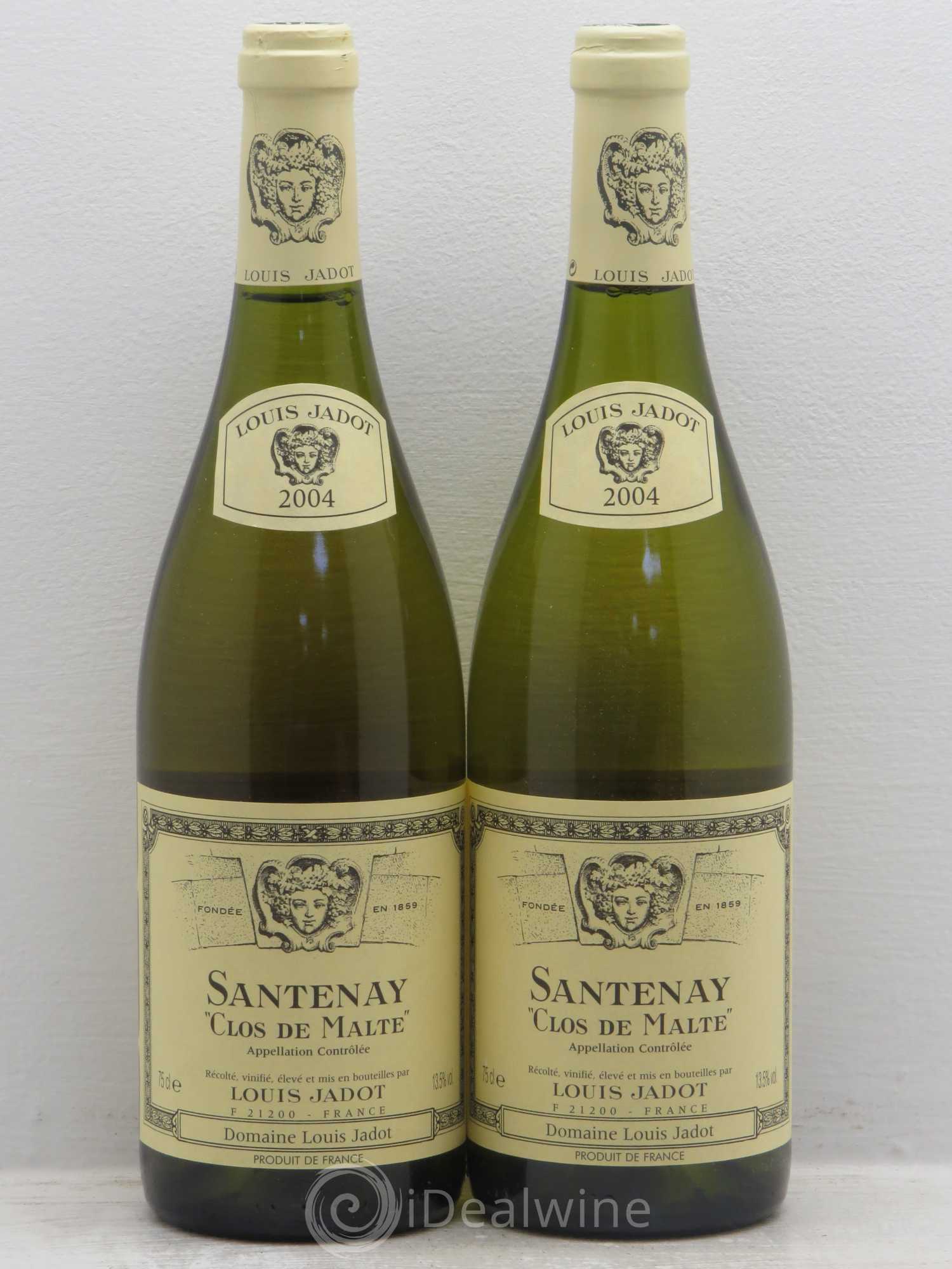 Santenay Clos de Malte Maison Louis Jadot 2004 - Lot de 2 bouteilles - 0