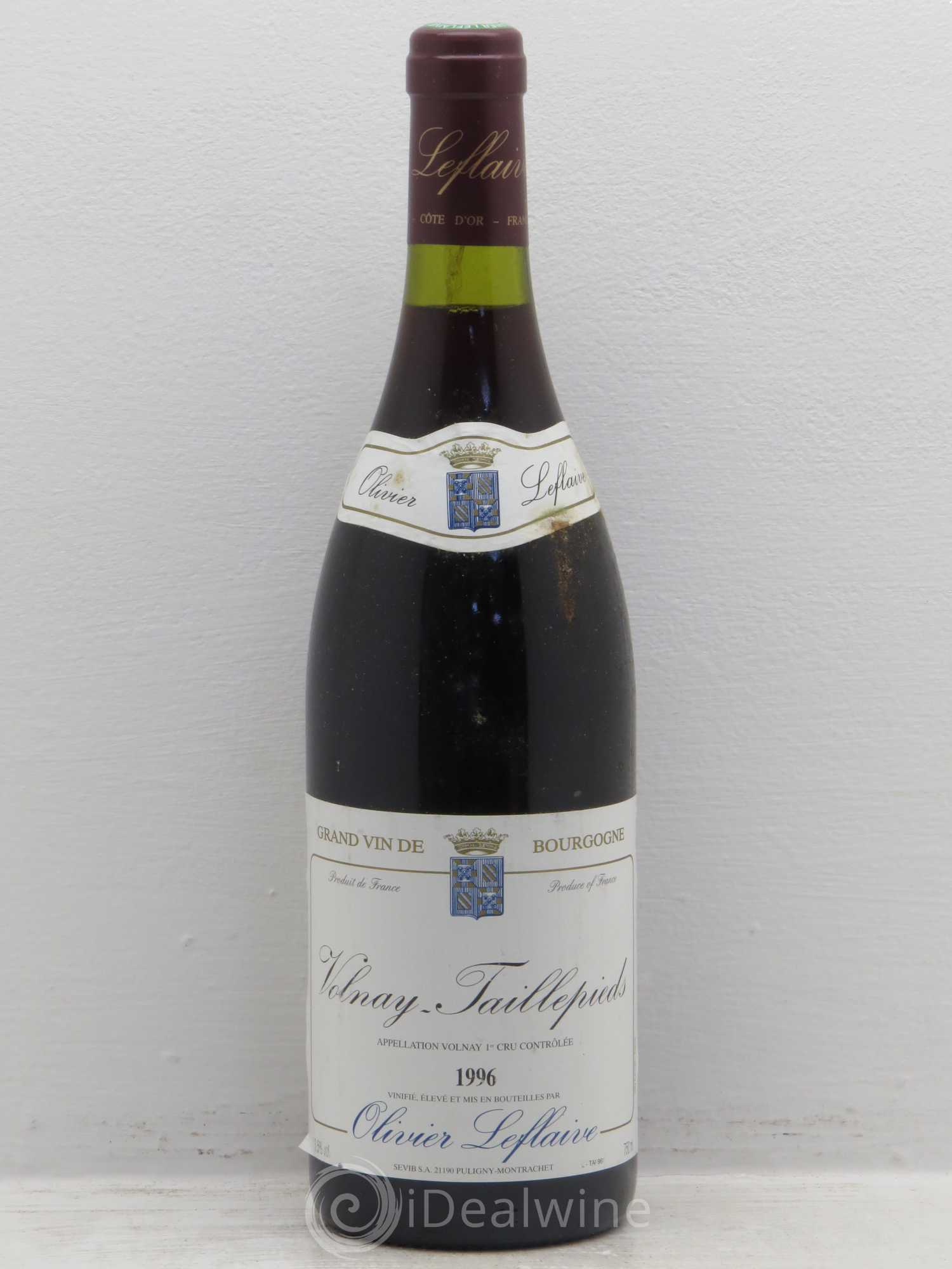 Volnay 1er Cru olivier leflaive 1996 - Lot de 1 bouteille - 0