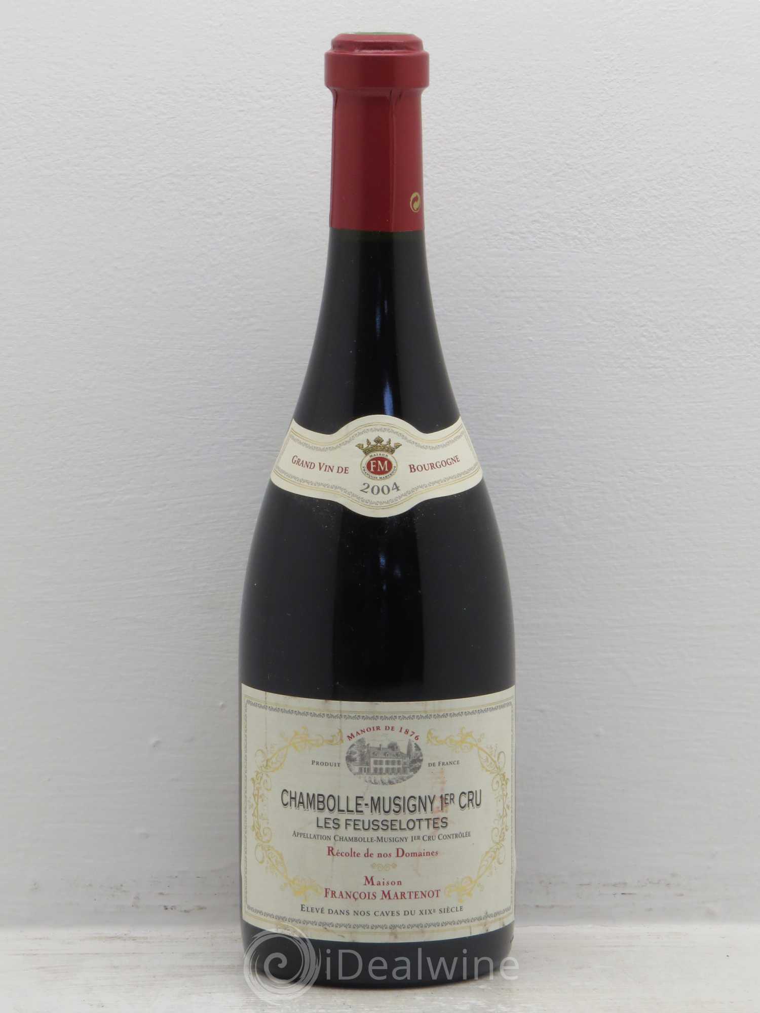 Chambolle-Musigny 1er Cru domaine martinot 2004 - Posten von 6 Flaschen - 0