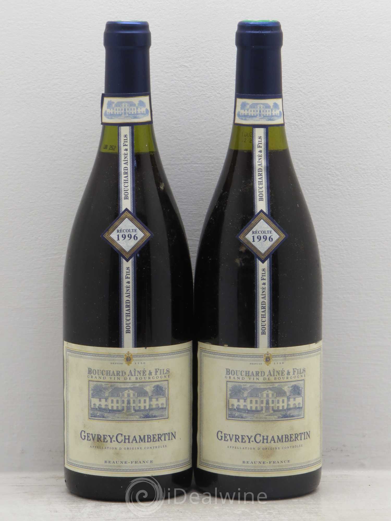 Gevrey-Chambertin domaine bouchard 1996 - Posten von 2 Flaschen - 0