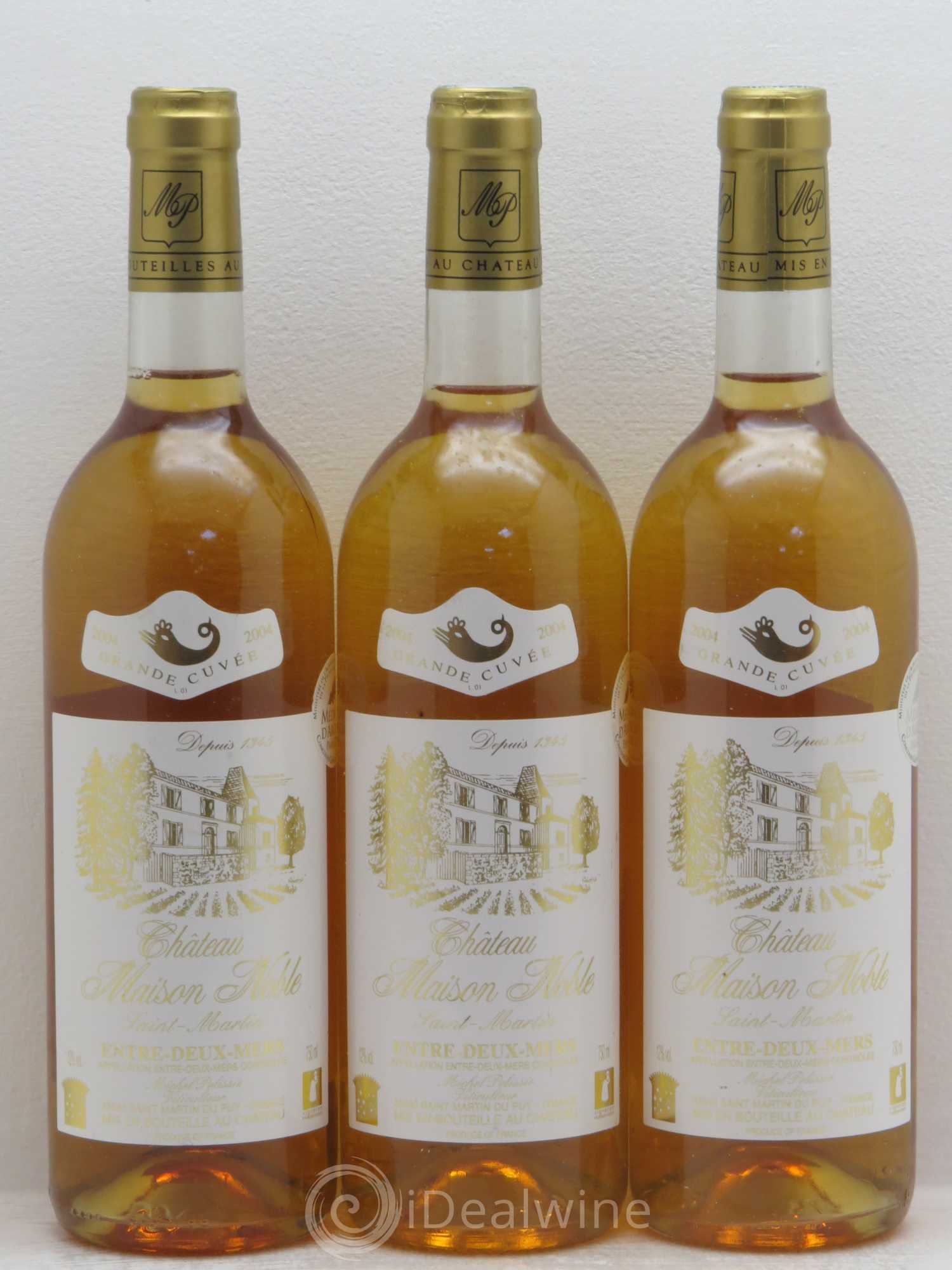 Entre-deux-Mers Maison noble grande cuvée 2004 - Posten von 3 Flaschen - 0