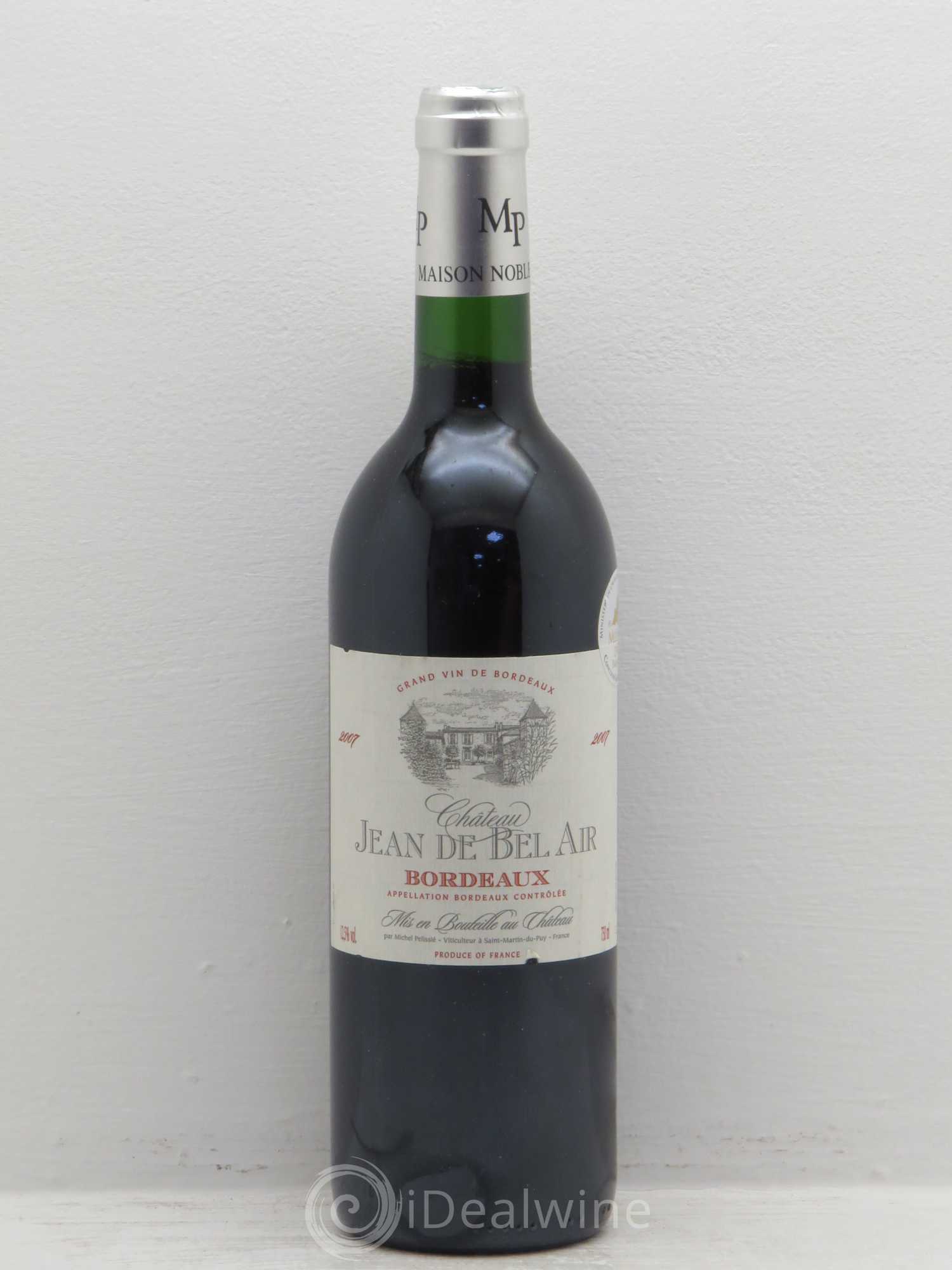 Bordeaux Jean de bel air 2007 - Posten von 1 Flasche - 0