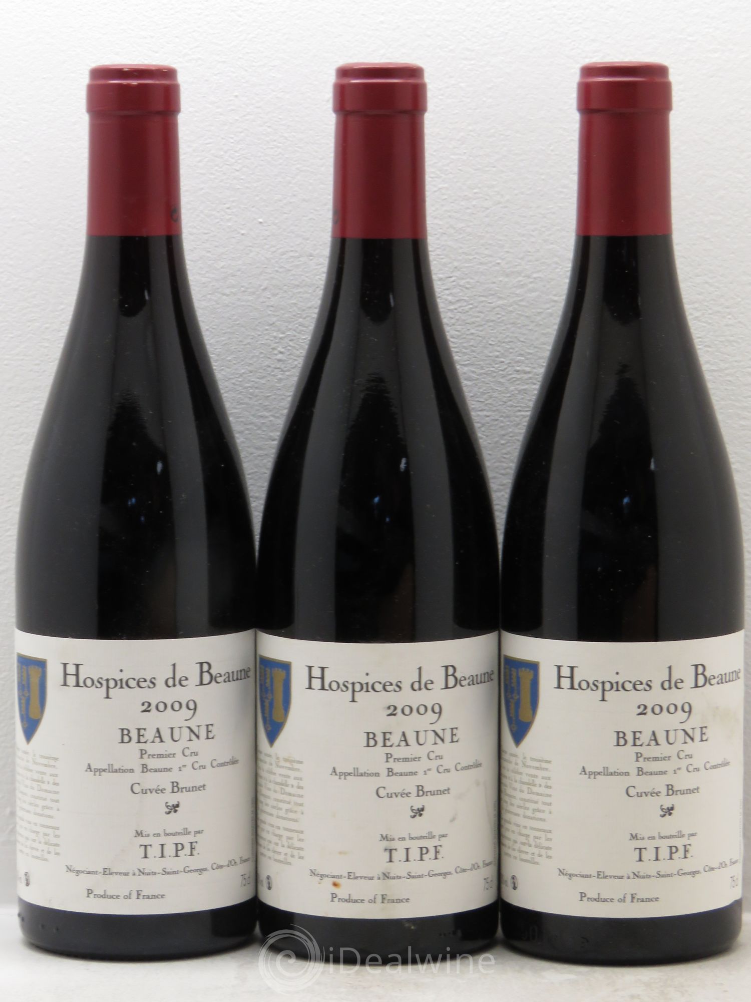 Beaune 1er Cru Cuvée Brunet Hospices de Beaune 2009 - Lot de 3 bouteilles - 0