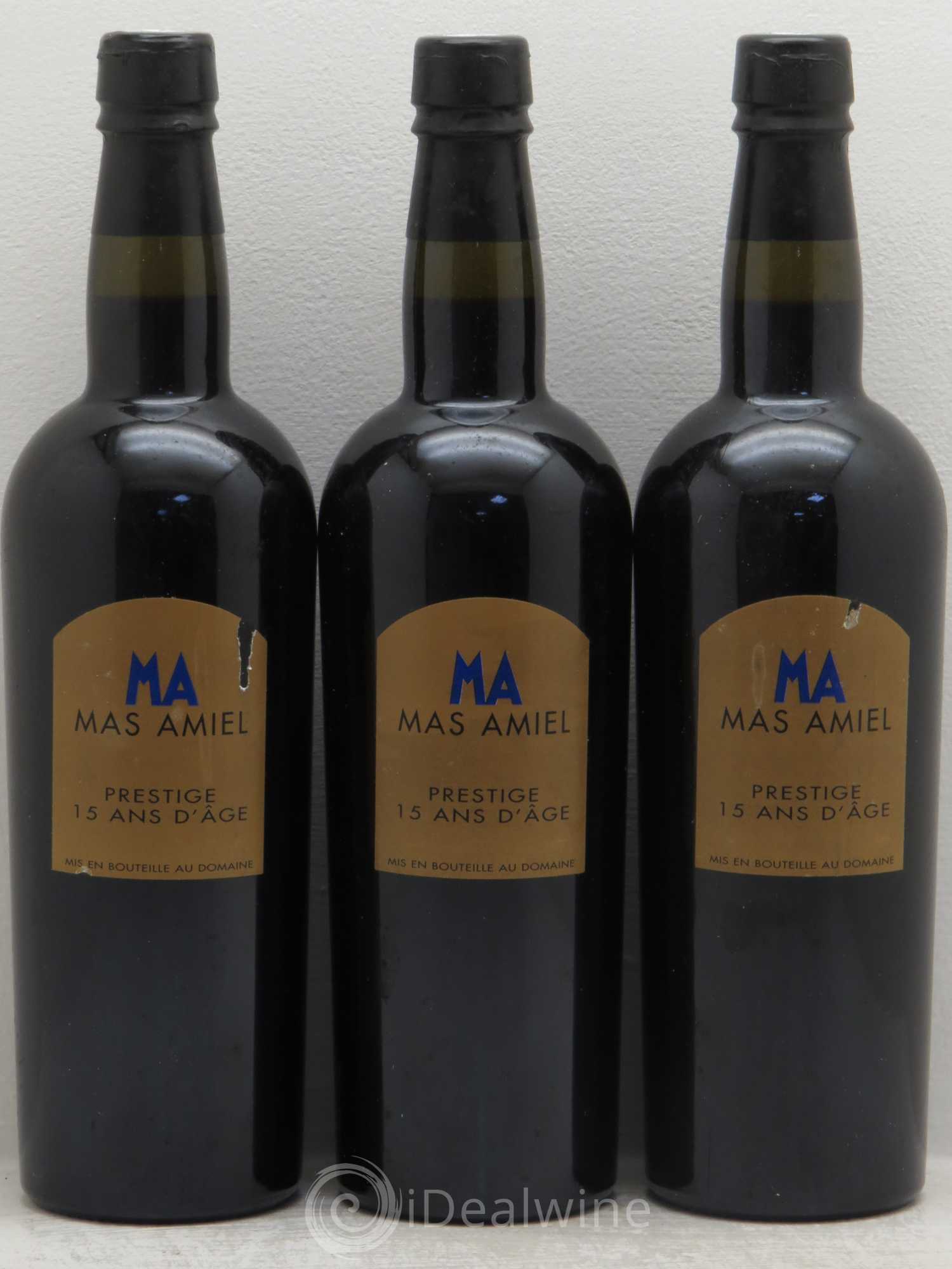 Maury Mas Amiel cuvée 15 ans - Lot de 3 bouteilles - 0