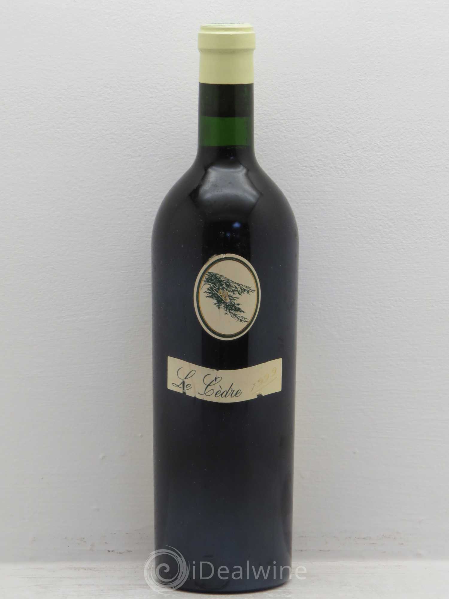 Cahors Château du Cèdre Pascal et Jean-Marc Verhaeghe 1999 - Lot de 1 bouteille - 0