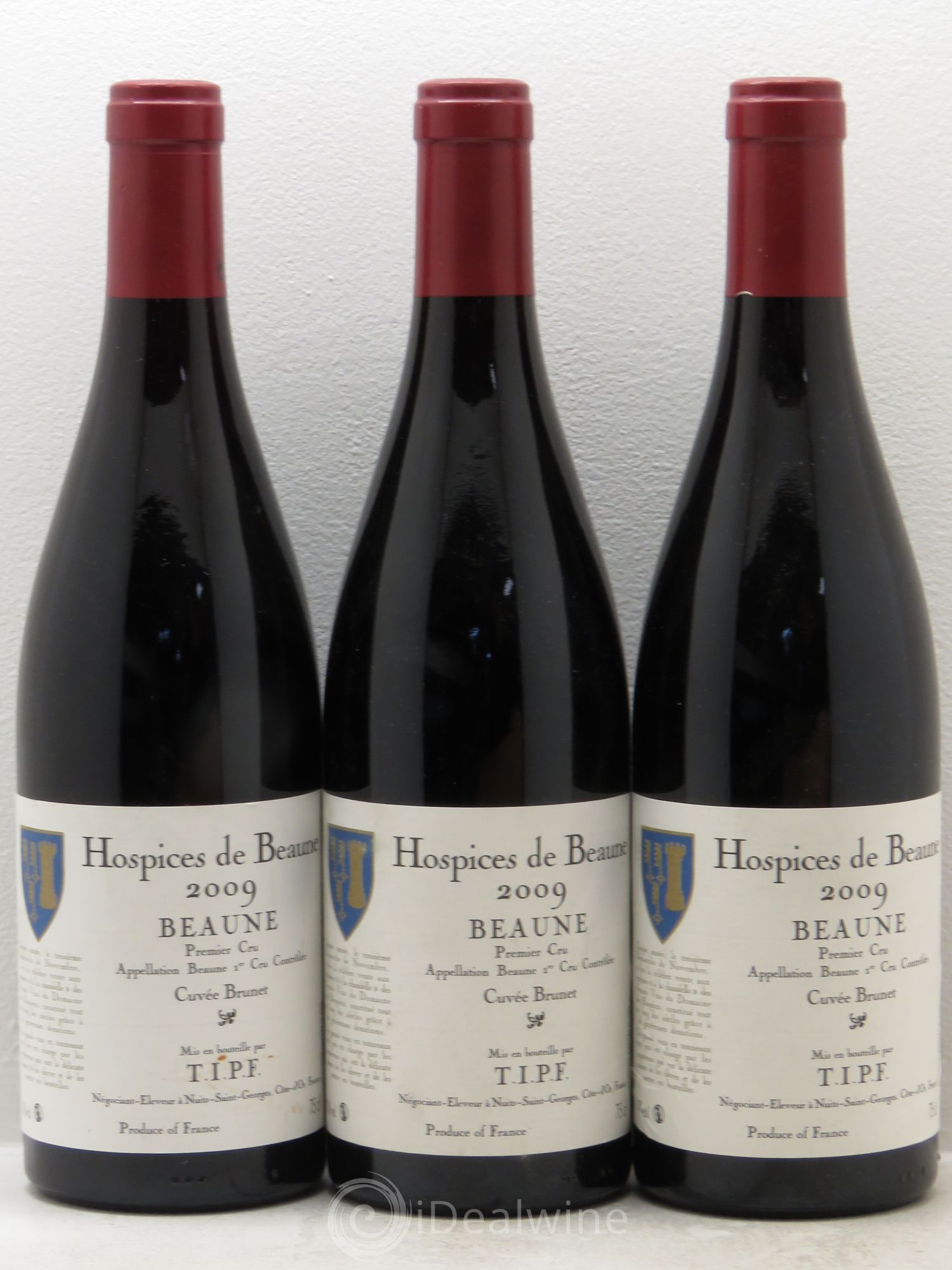 Beaune 1er Cru Cuvée Brunet Hospices de Beaune 2009 - Lot de 3 bouteilles - 0