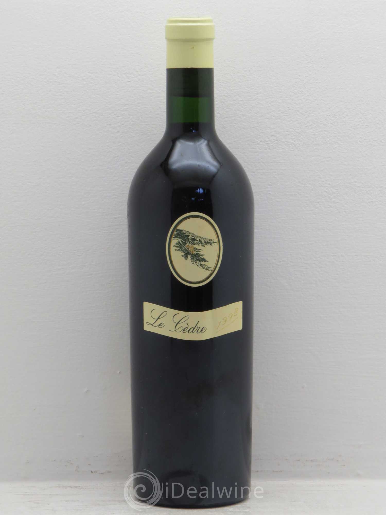 Cahors Château du Cèdre Pascal et Jean-Marc Verhaeghe 1998 - Lot de 1 bouteille - 0