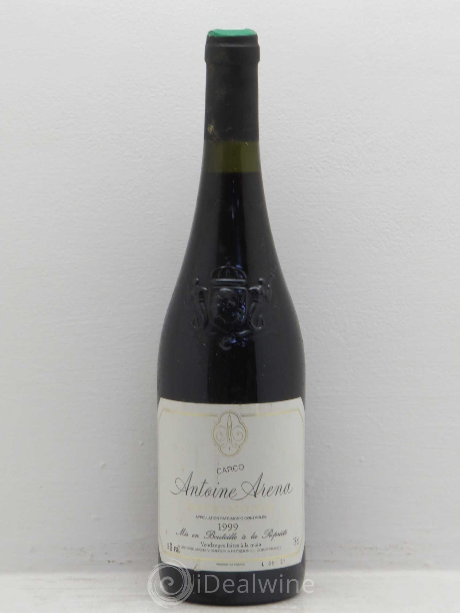Patrimonio Carco Antoine Arena 1999 - Lot de 1 bouteille - 0