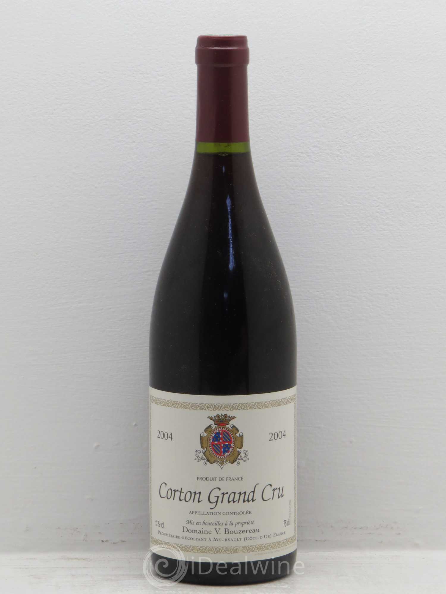 Corton Grand Cru V.Bouzereau 2004 - Posten von 1 Flasche - 0