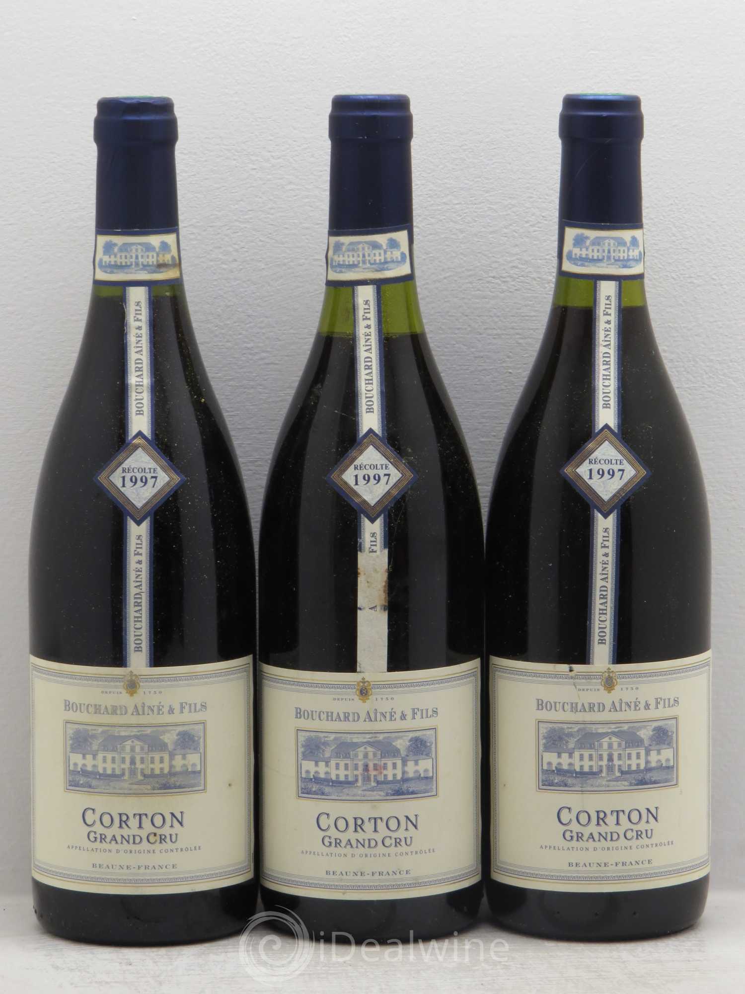 Corton Grand Cru Le Corton Bouchard Père & Fils 1997 - Lot de 3 bouteilles - 0