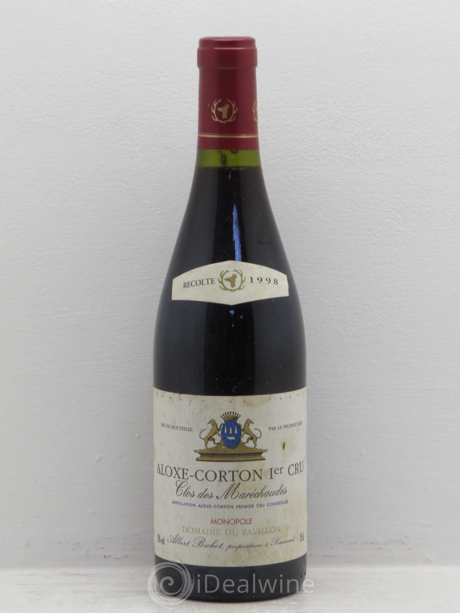 Aloxe-Corton 1er Cru Clos des maréchaudes albert bichot domaine du pavillon 1998 - Posten von 1 Flasche - 0