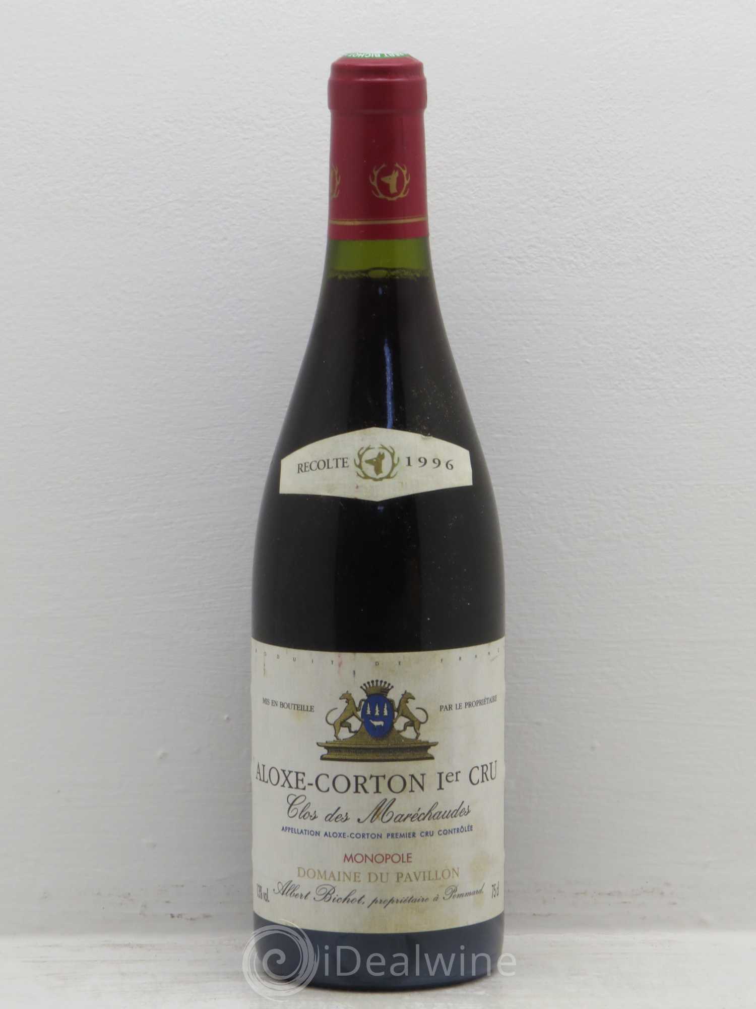 Aloxe-Corton 1er Cru Clos des maréchaudes albert bichot domaine du pavillon 1996 - Posten von 1 Flasche - 0