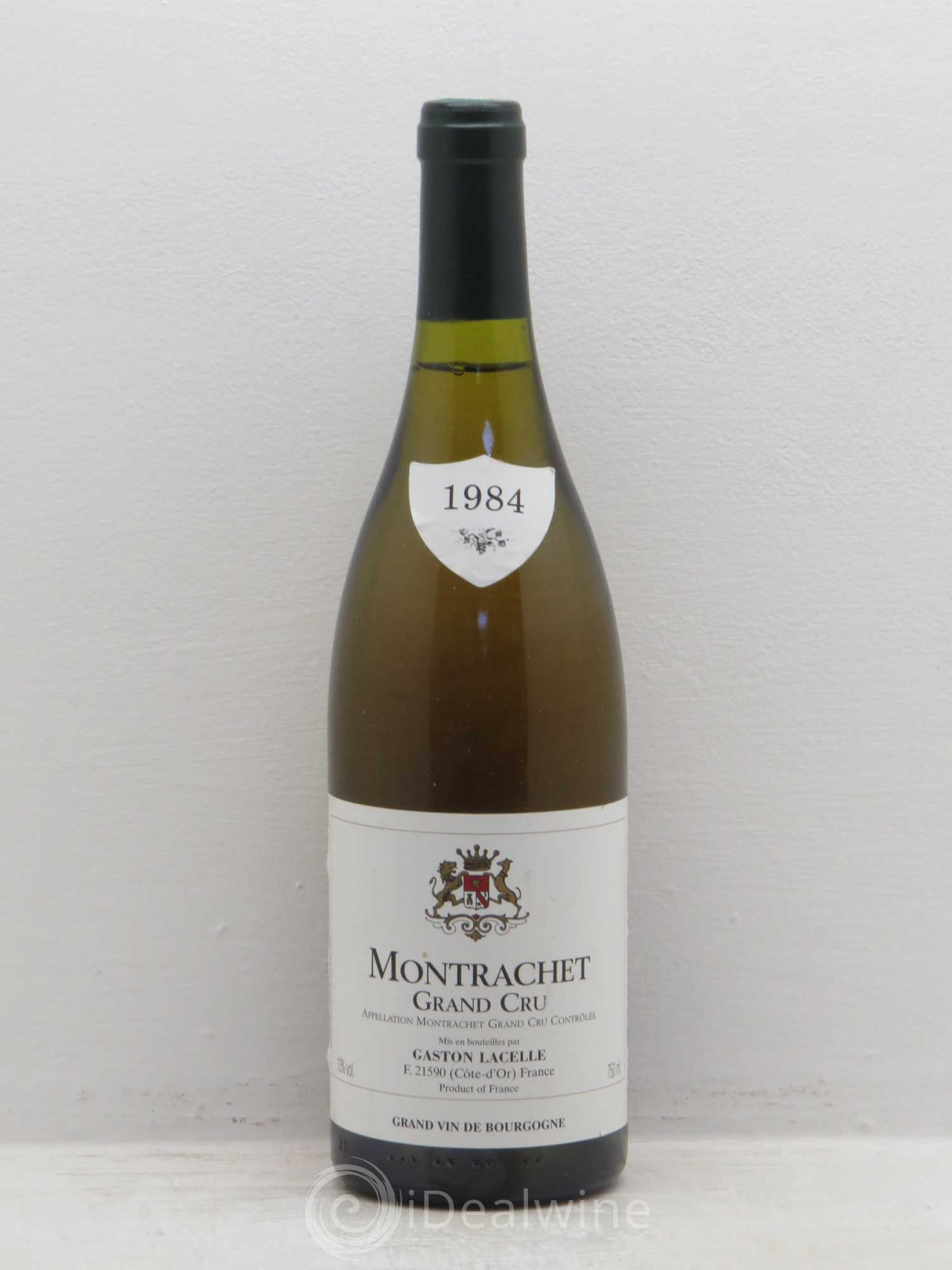 Montrachet Grand Cru Gaston Lacelle 1984 - Posten von 1 Flasche - 0