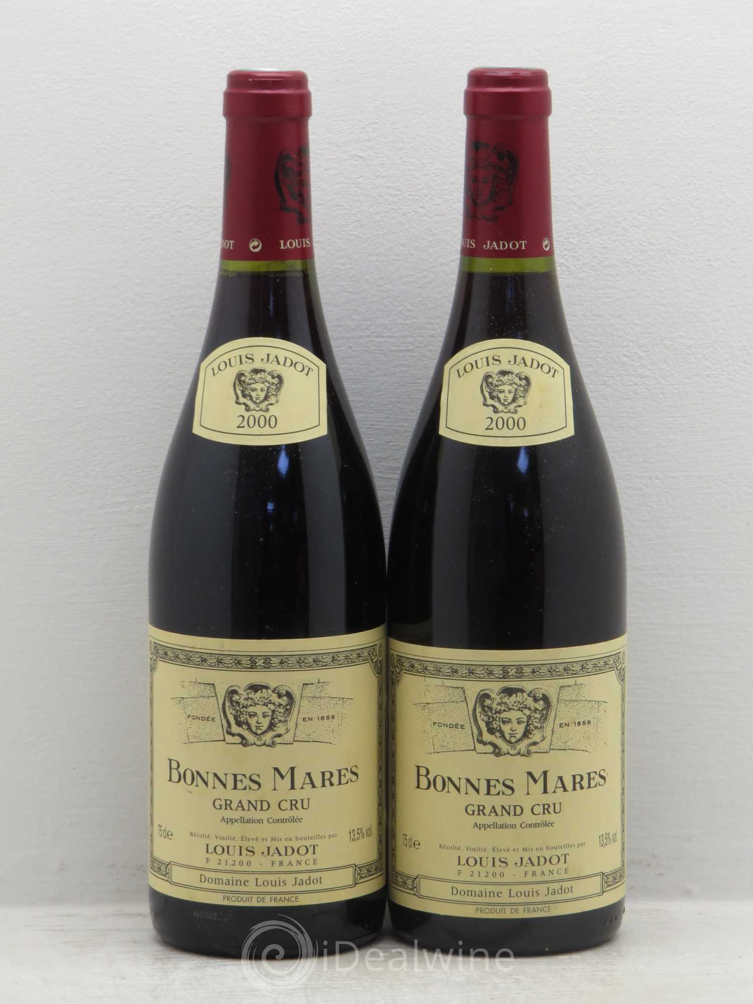 Bonnes-Mares Grand Cru Domaine Louis Jadot 2000 - Lot de 2 bouteilles - 0