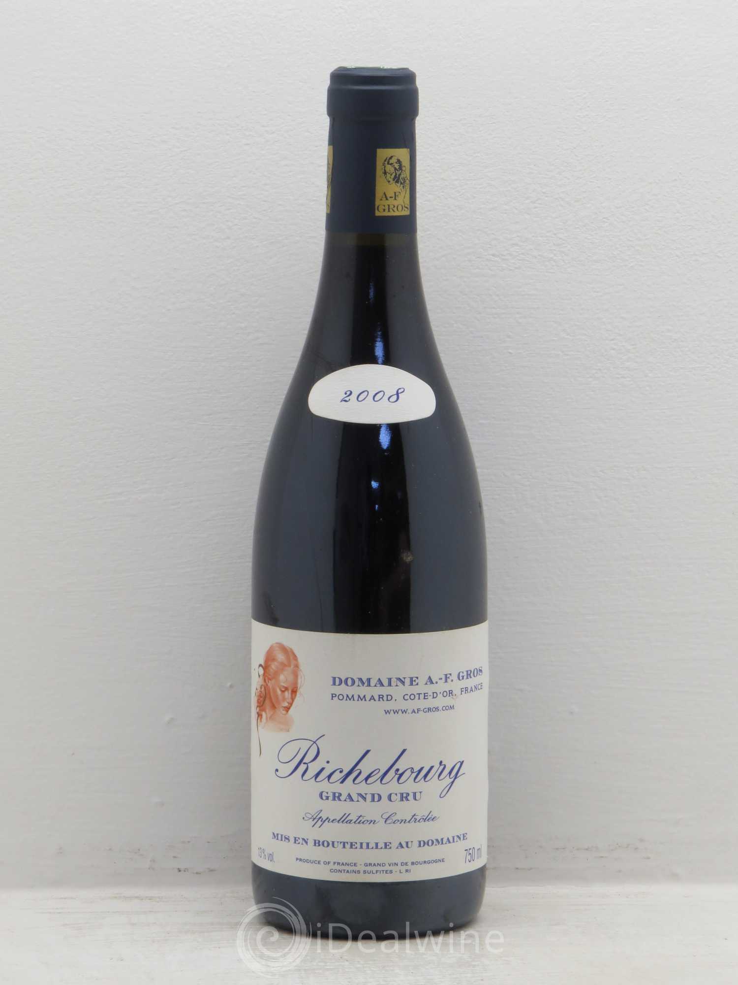 Richebourg Grand Cru A.-F. Gros 2008 - Posten von 1 Flasche - 0