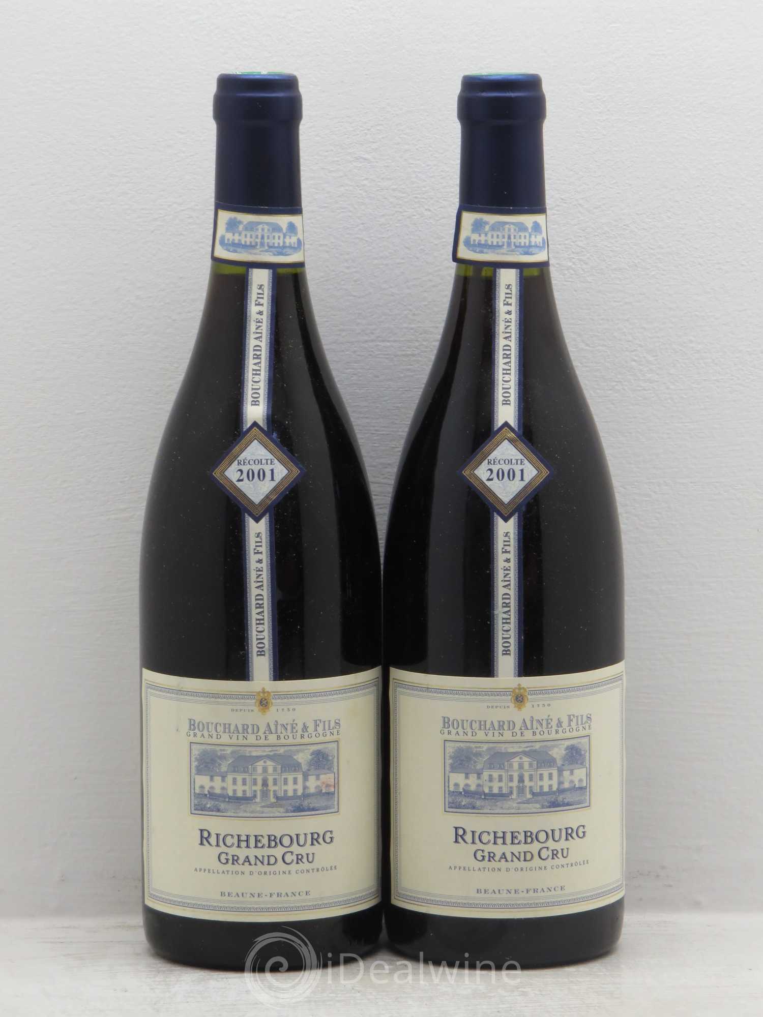 Richebourg Grand Cru Bouchard 2001 - Lot de 2 bouteilles - 0