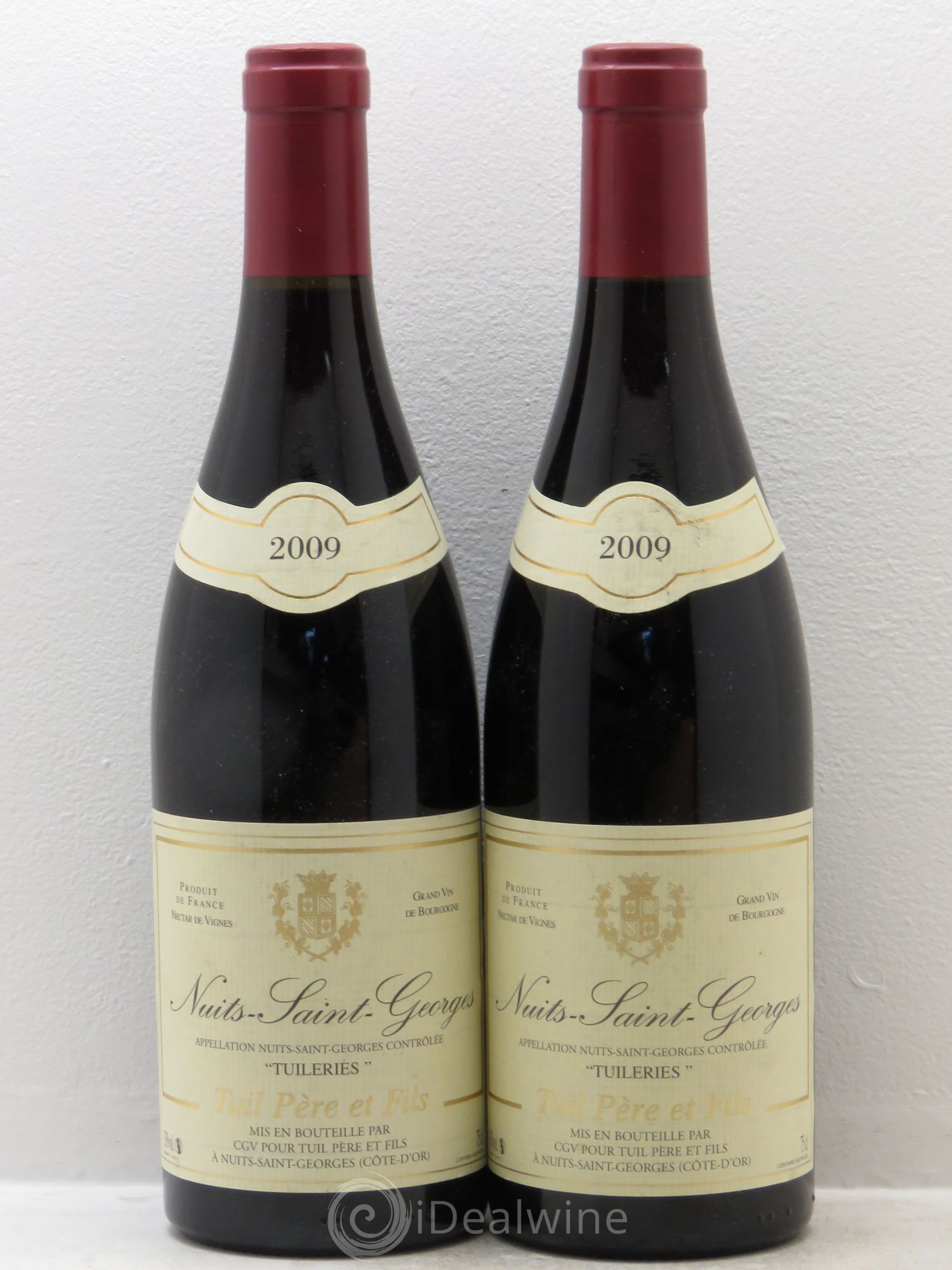 Nuits-Saint-Georges Tuileries Domaine Tuil 2009 - Posten von 2 Flaschen - 0