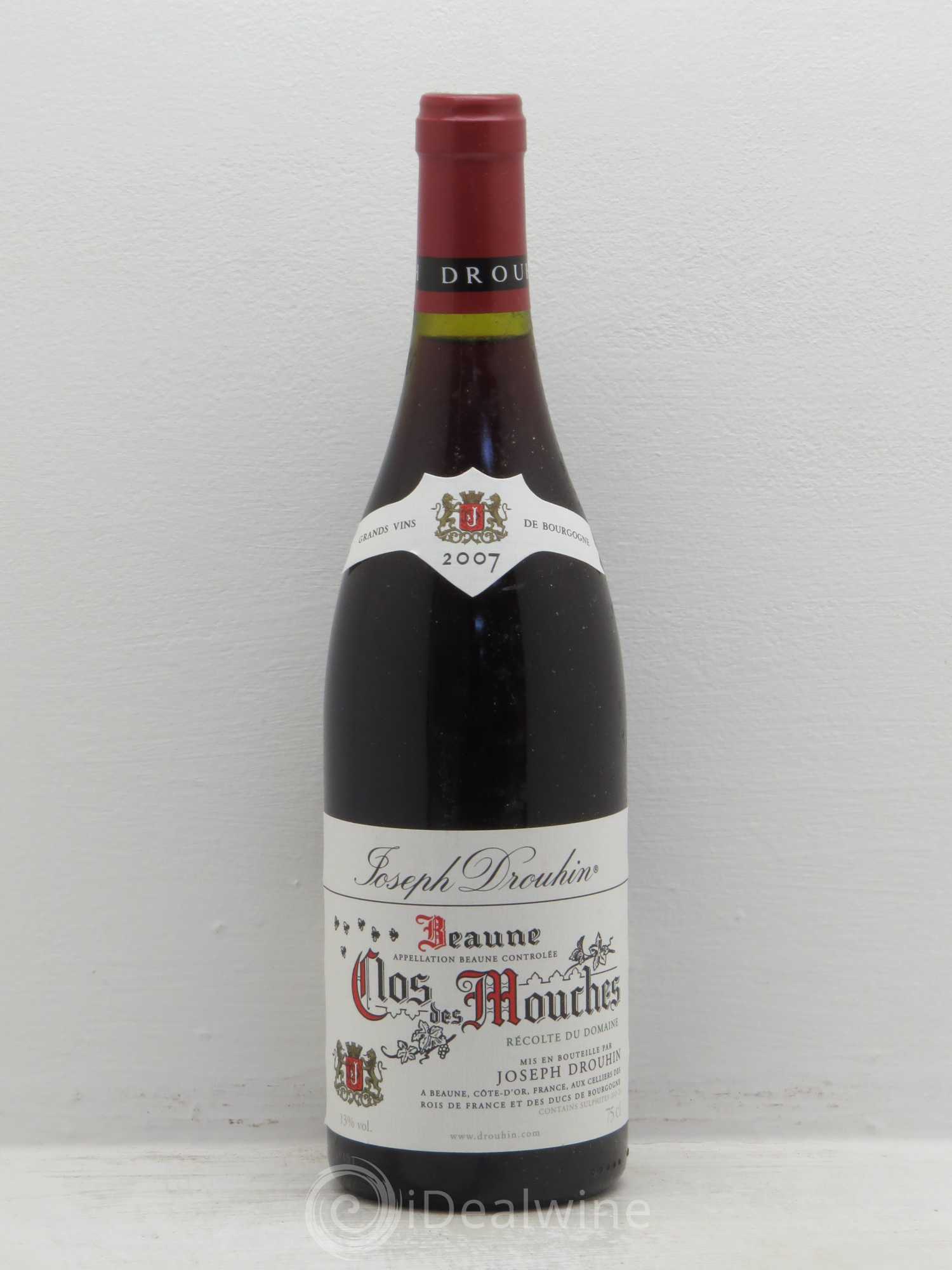 Beaune 1er Cru Clos des Mouches Joseph Drouhin 2007 - Lot de 1 bouteille - 0