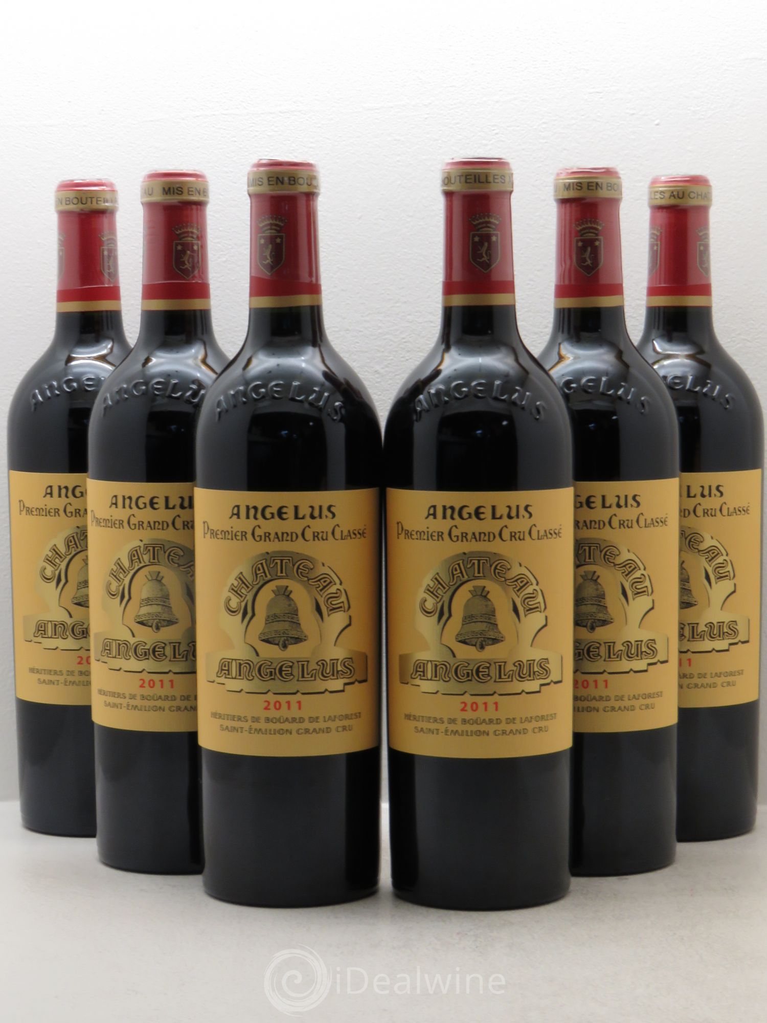 Château Angélus 1er Grand Cru Classé A 2011 - Lot de 6 bouteilles - 0