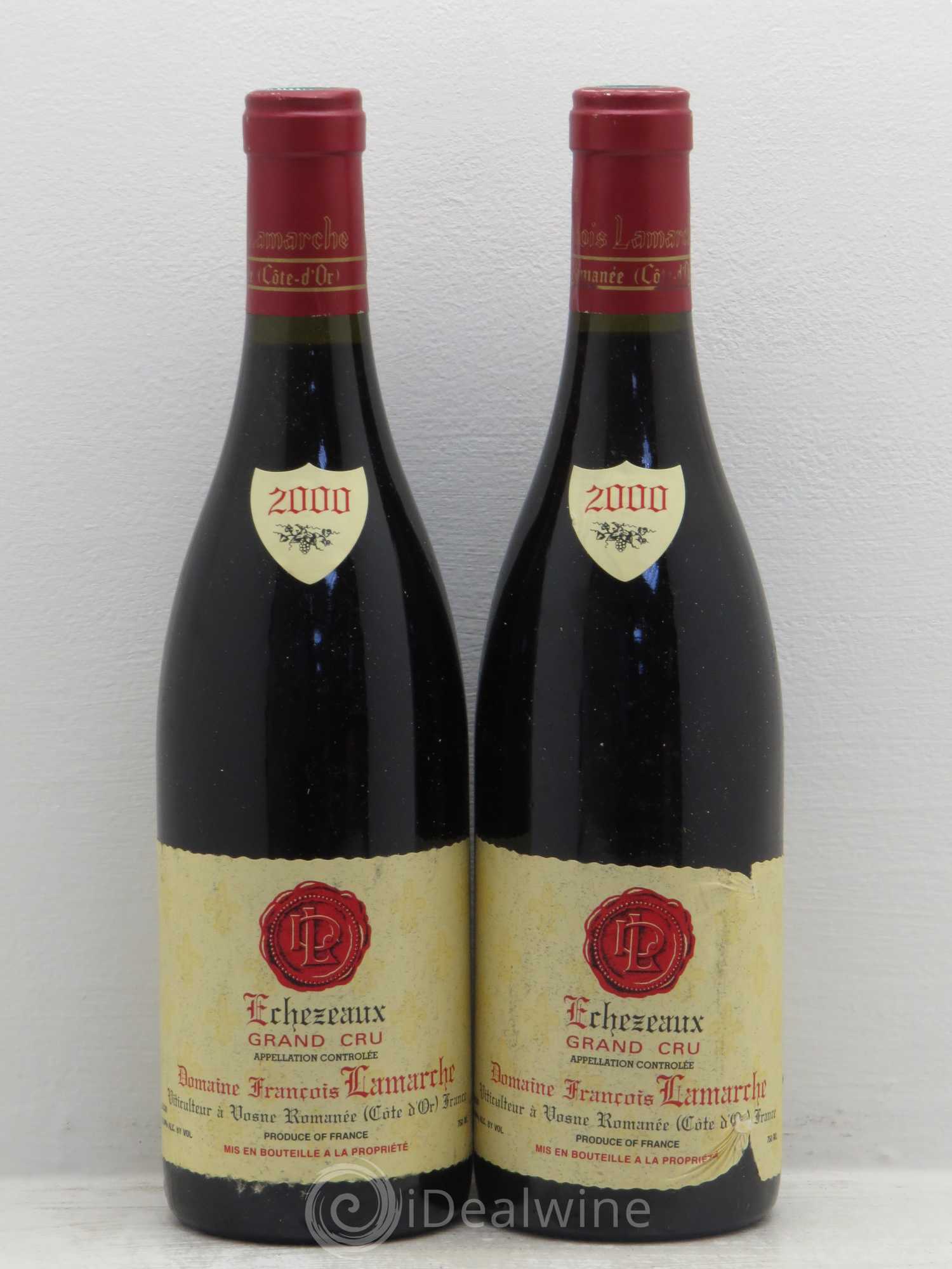 Echezeaux Grand Cru Lamarche (Domaine) 2000 - Lot de 2 bouteilles - 0