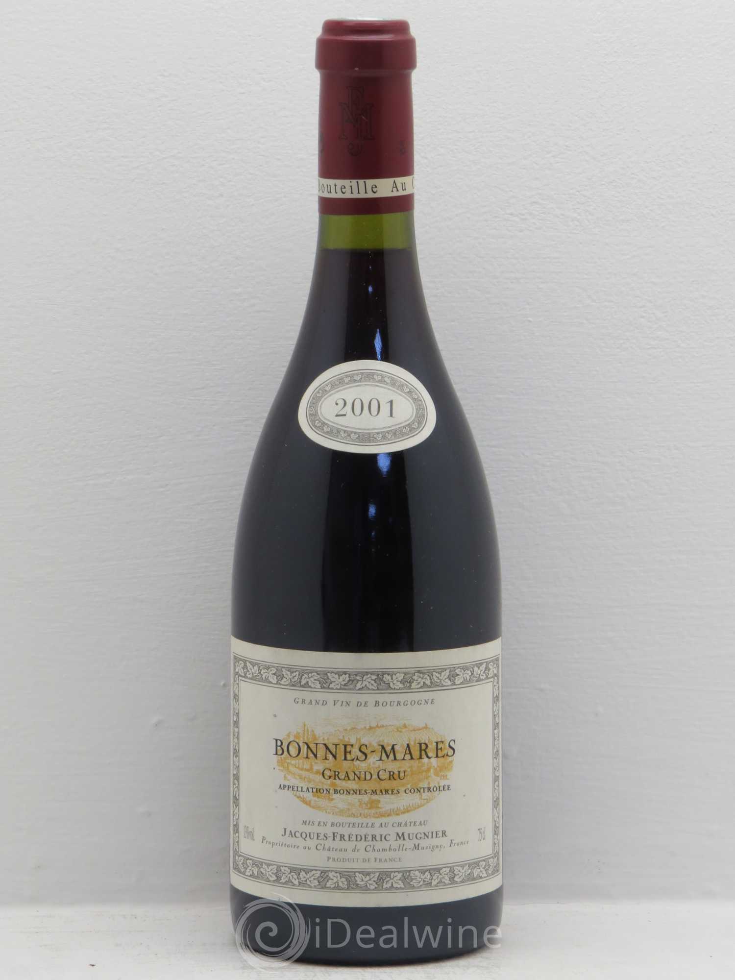 Bonnes-Mares Grand Cru Jacques-Frédéric Mugnier 2001 - Lot de 1 bouteille - 0