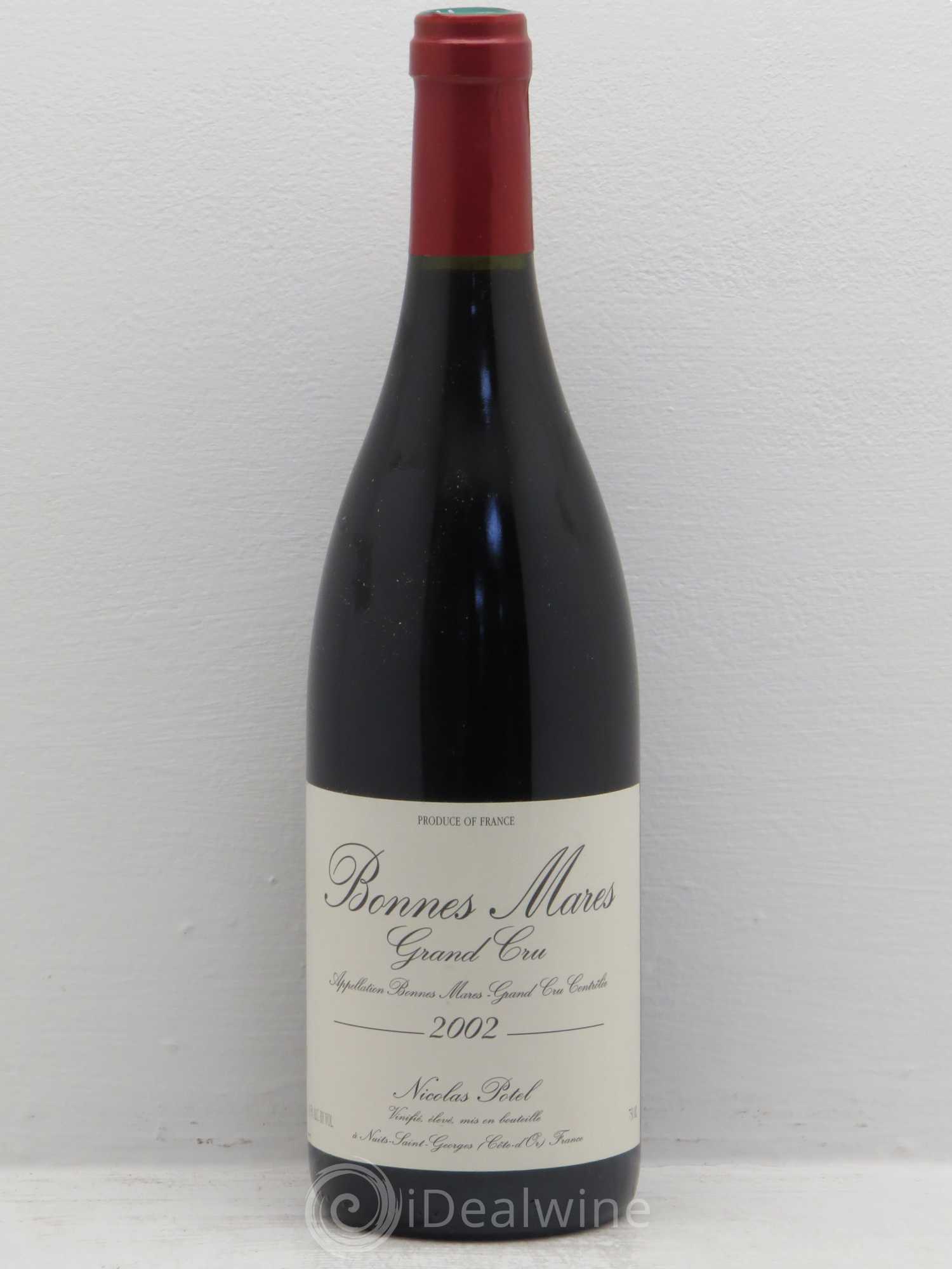 Bonnes-Mares Grand Cru Nicolas Potel 2002 - Lot de 1 bouteille - 0