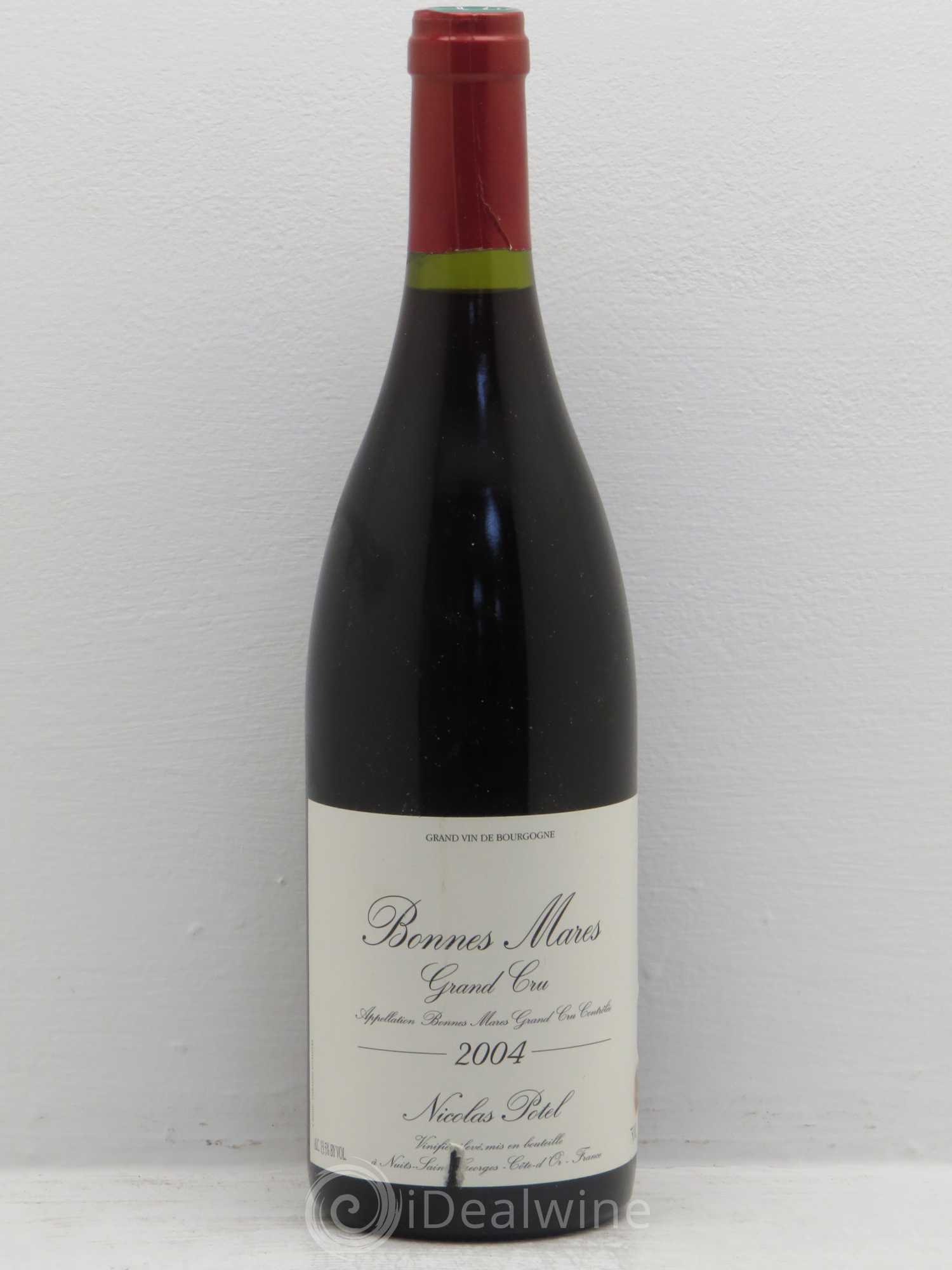 Bonnes-Mares Grand Cru Nicolas Potel 2004 - Lot de 1 bouteille - 0