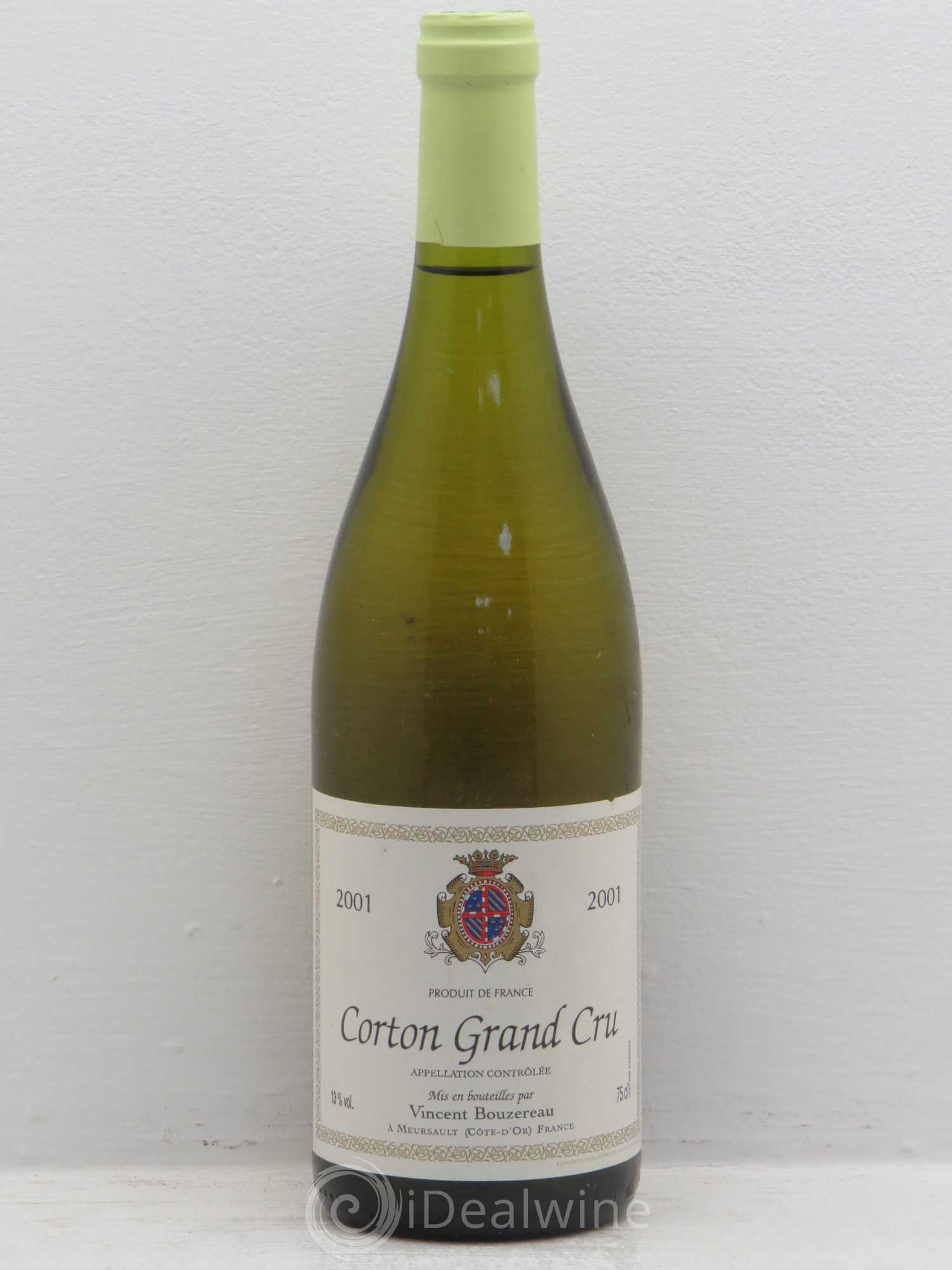 Corton Grand Cru V.Bouzereau 2001 - Posten von 6 Flaschen - 0