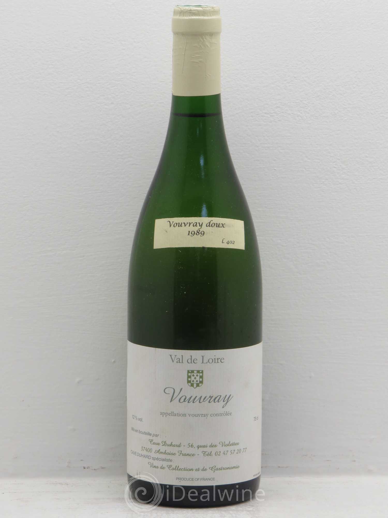 Vouvray Duhart 1989 - Posten von 1 Flasche - 0