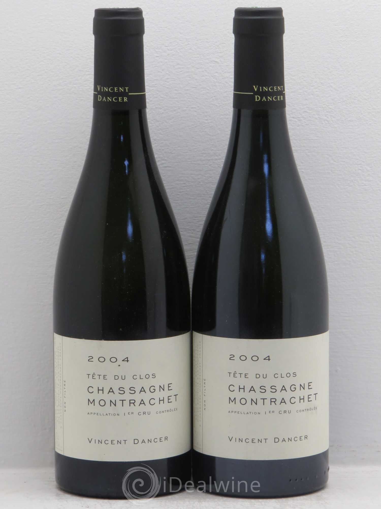 Chassagne-Montrachet tete du clos Dancer 2004 - Posten von 2 Flaschen - 0