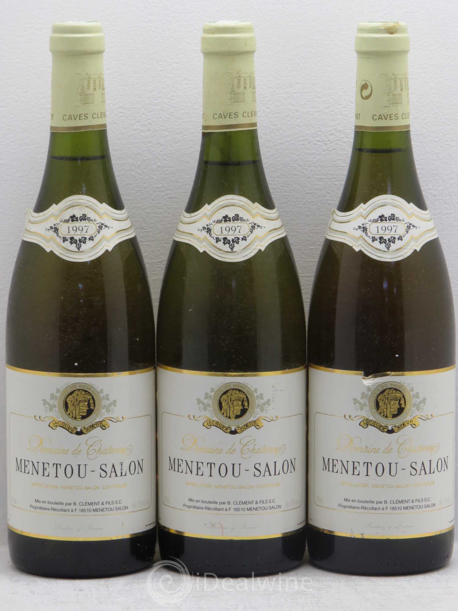 Menetou-Salon Clément et fils 1997 - Posten von 3 Flaschen - 0