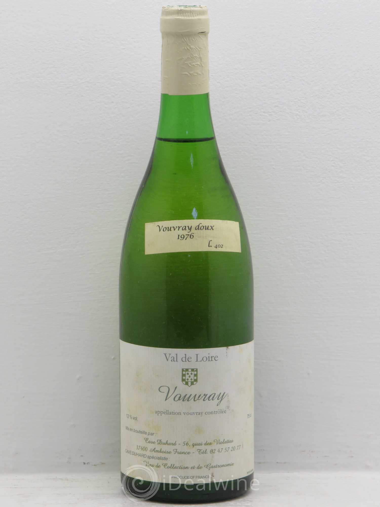 Vouvray Duhart 1976 - Posten von 1 Flasche - 0