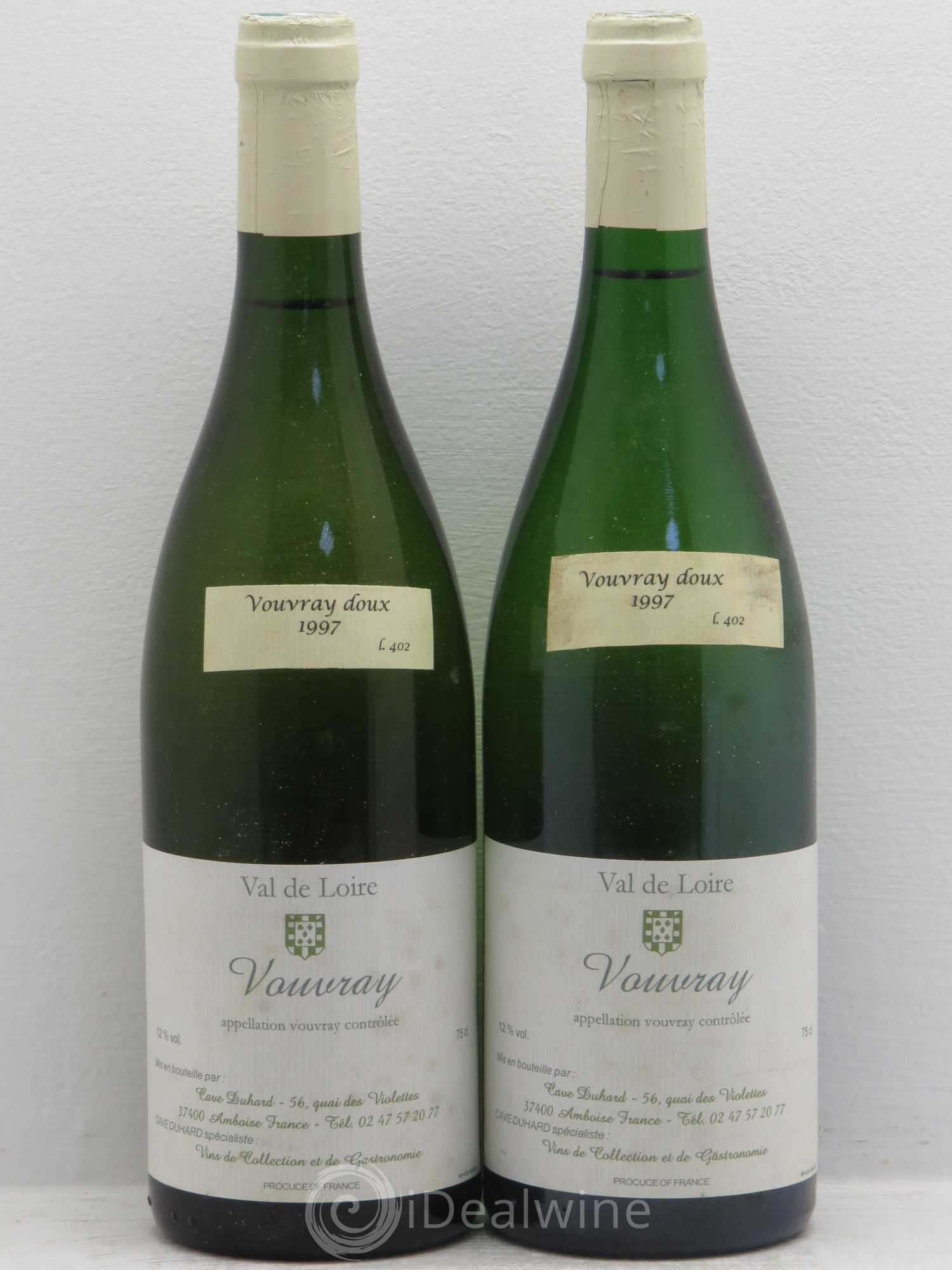 Vouvray Duhart 1997 - Lotto di 2 bottiglie - 0