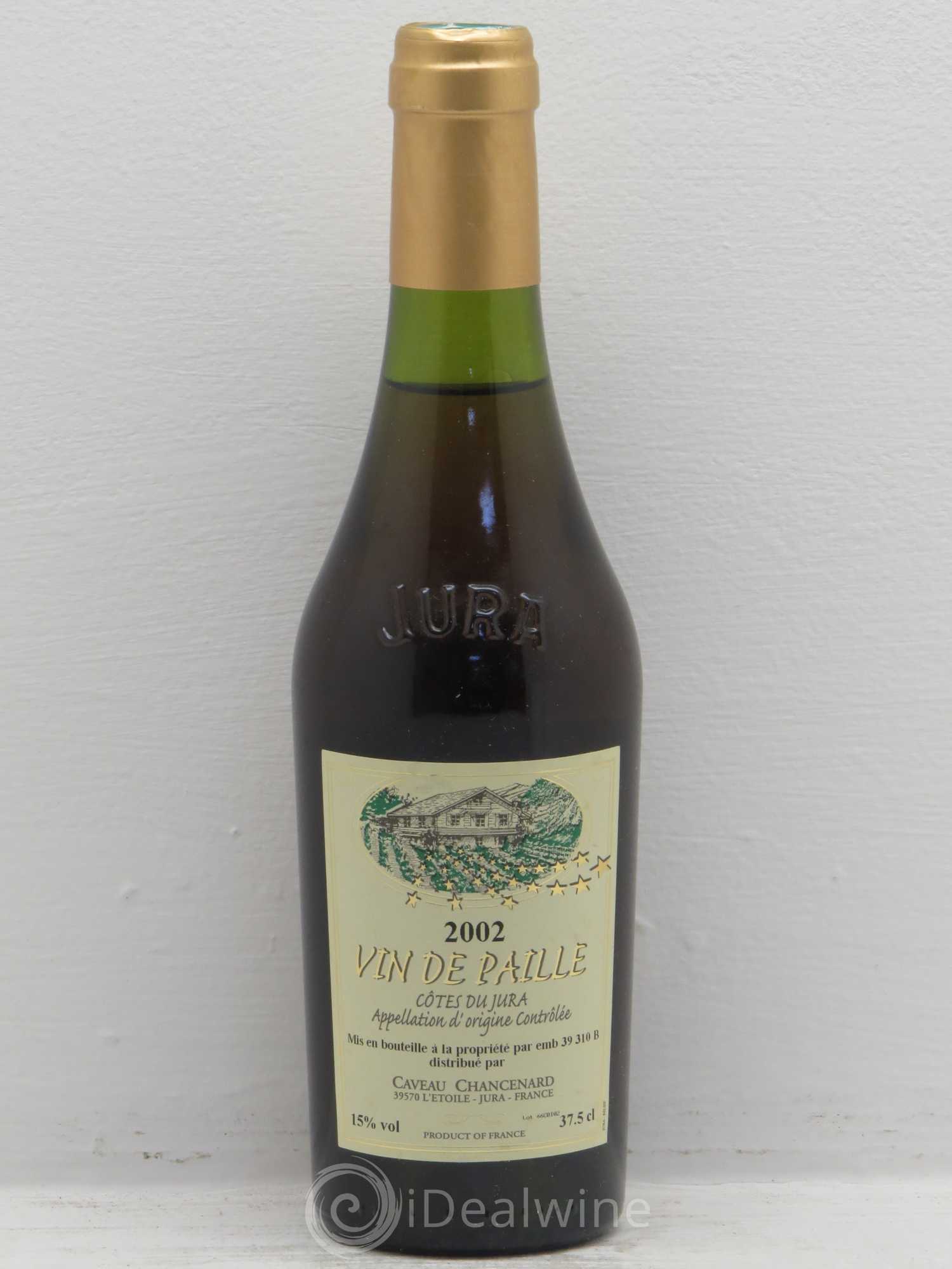 Divers vin de paille caveau chancenard 2002 - Posten von 1 Demi-Flasche - 0