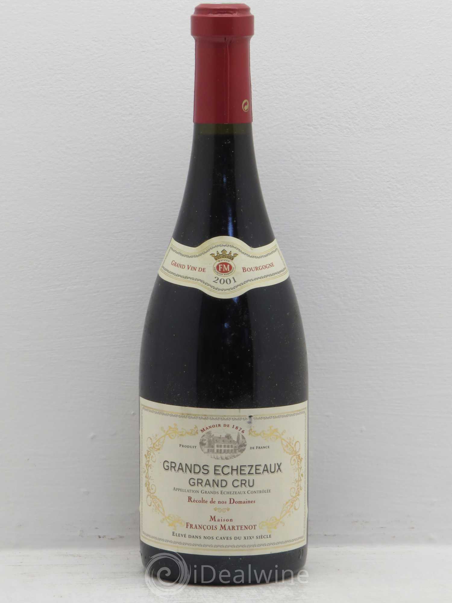 Grands-Echezeaux Grand Cru Martenot 2001 - Lot de 1 bouteille - 0