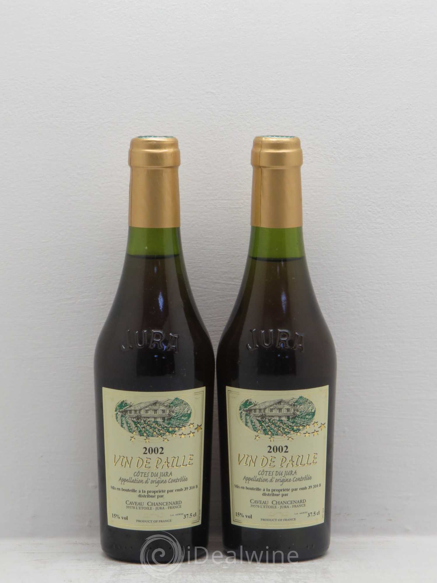 Divers vin de paille caveau chancenard 2002 - Posten von 2 Demi-Flaschen - 0