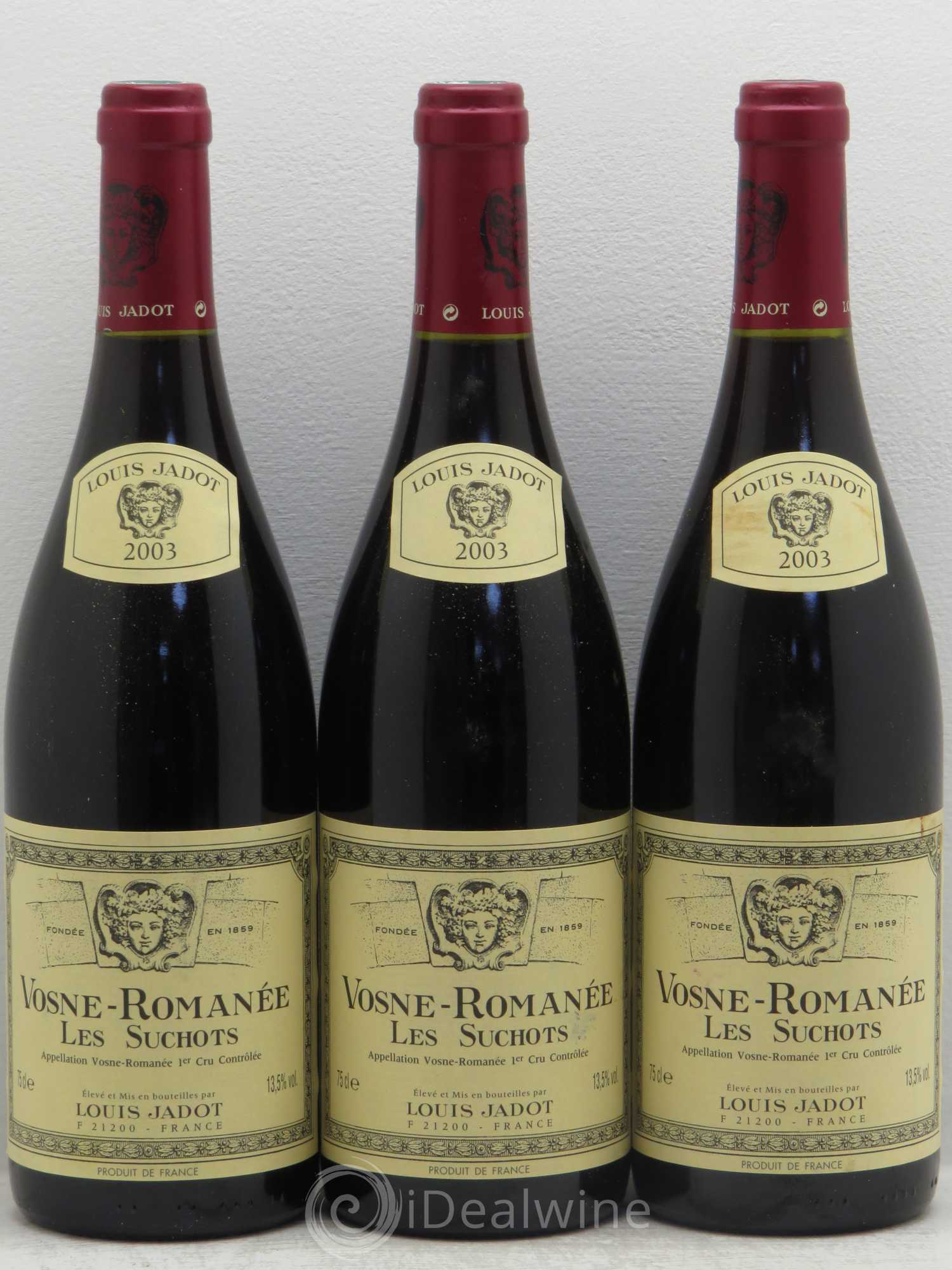 Vosne-Romanée 1er Cru 2003 - Lot de 3 bouteilles - 0