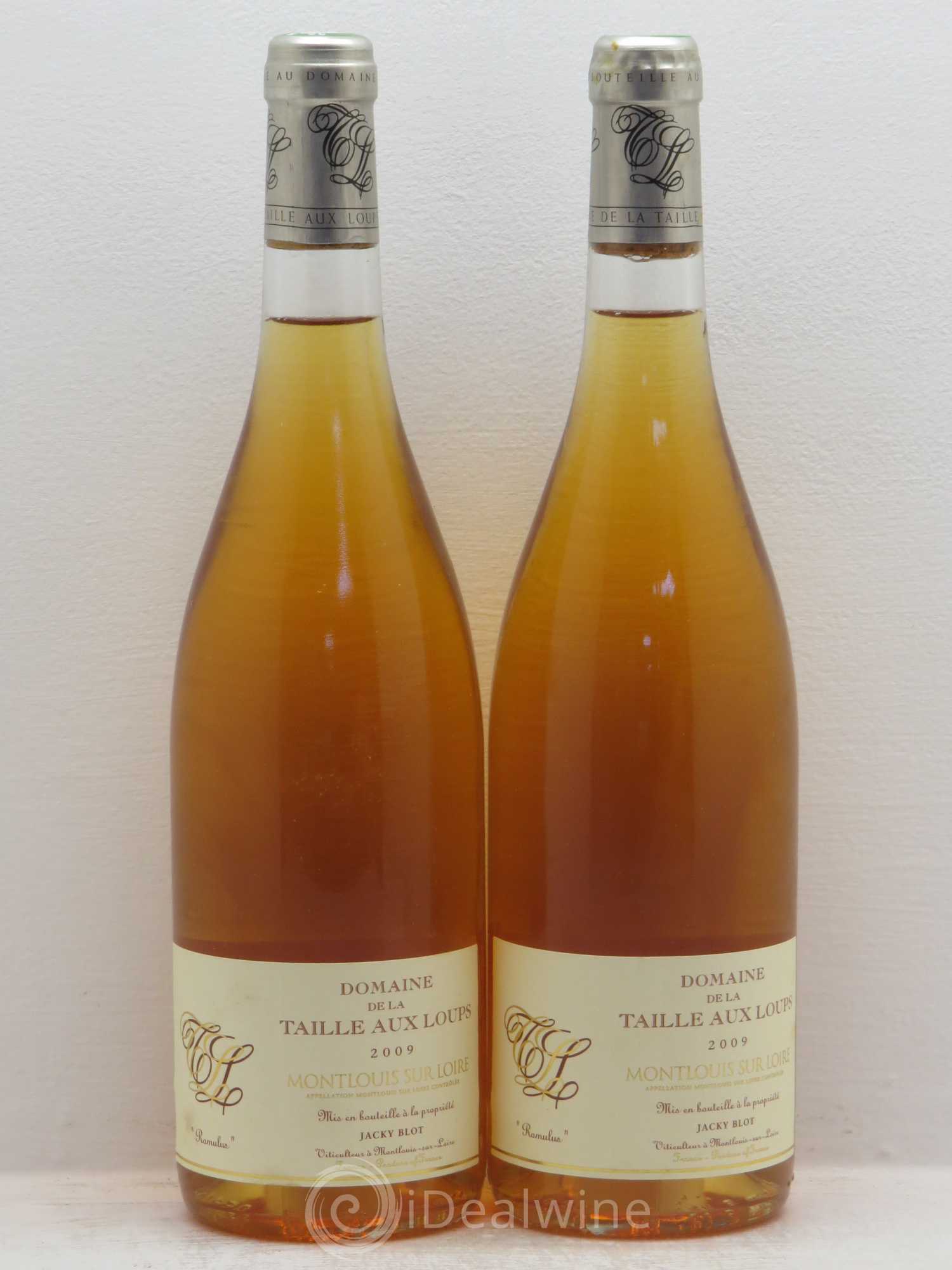Montlouis-sur-Loire Romulus La Taille aux Loups - Jacky Blot 2009 - Lotto di 2 bottiglie - 0